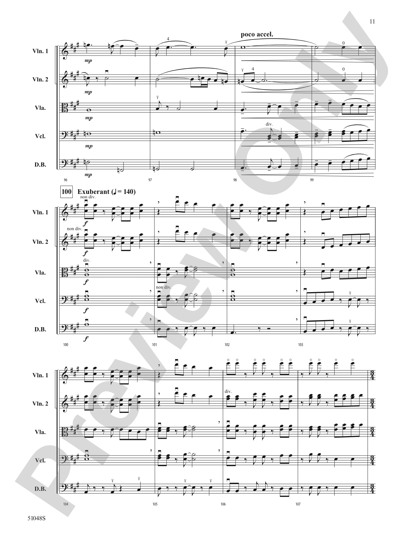 Unbridled Spirit: String Orchestra Conductor Score & Parts