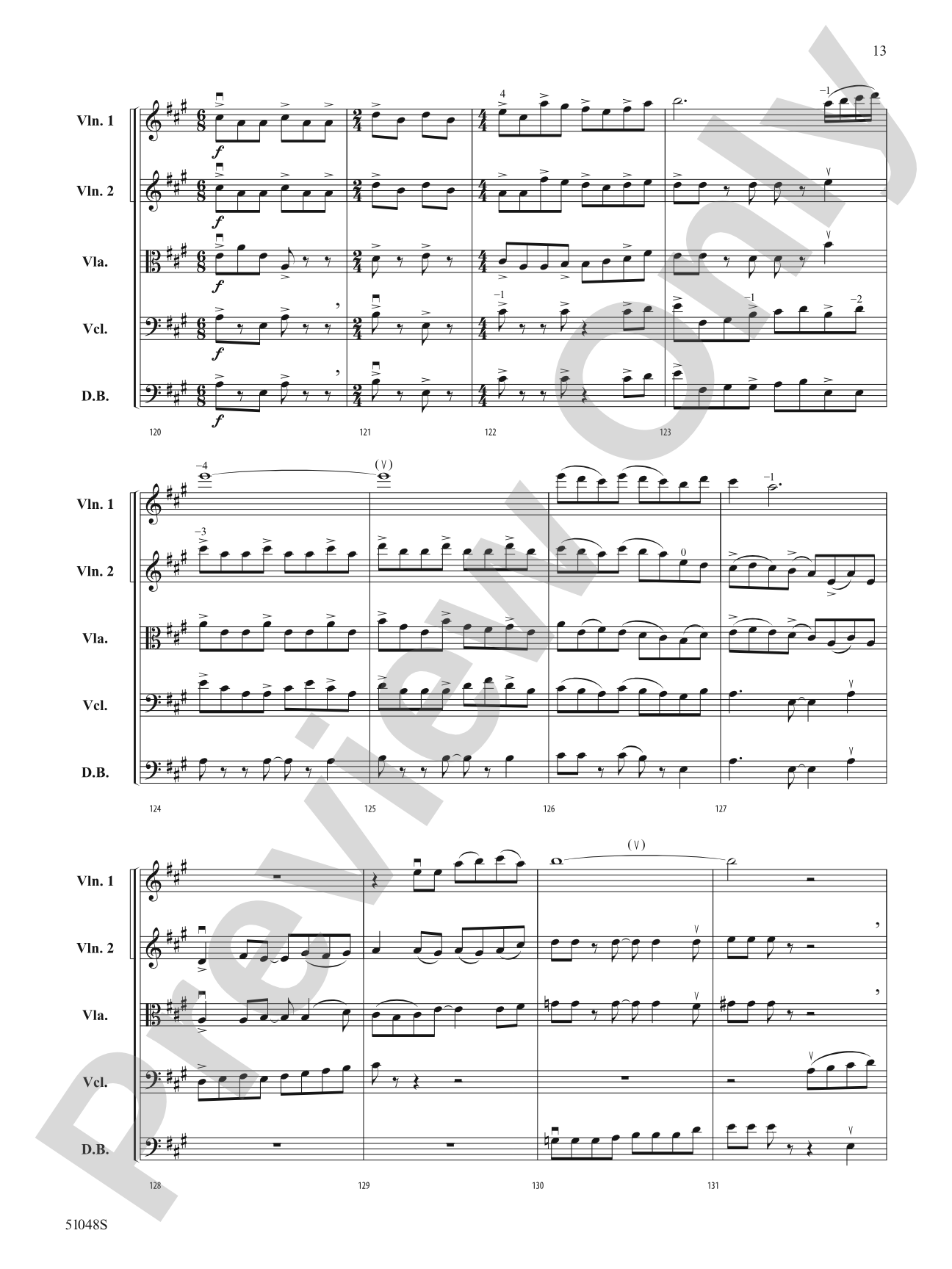 Unbridled Spirit: String Orchestra Conductor Score & Parts