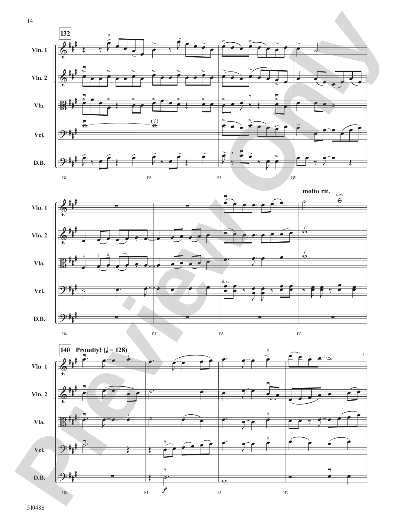 Unbridled Spirit: String Orchestra Conductor Score & Parts