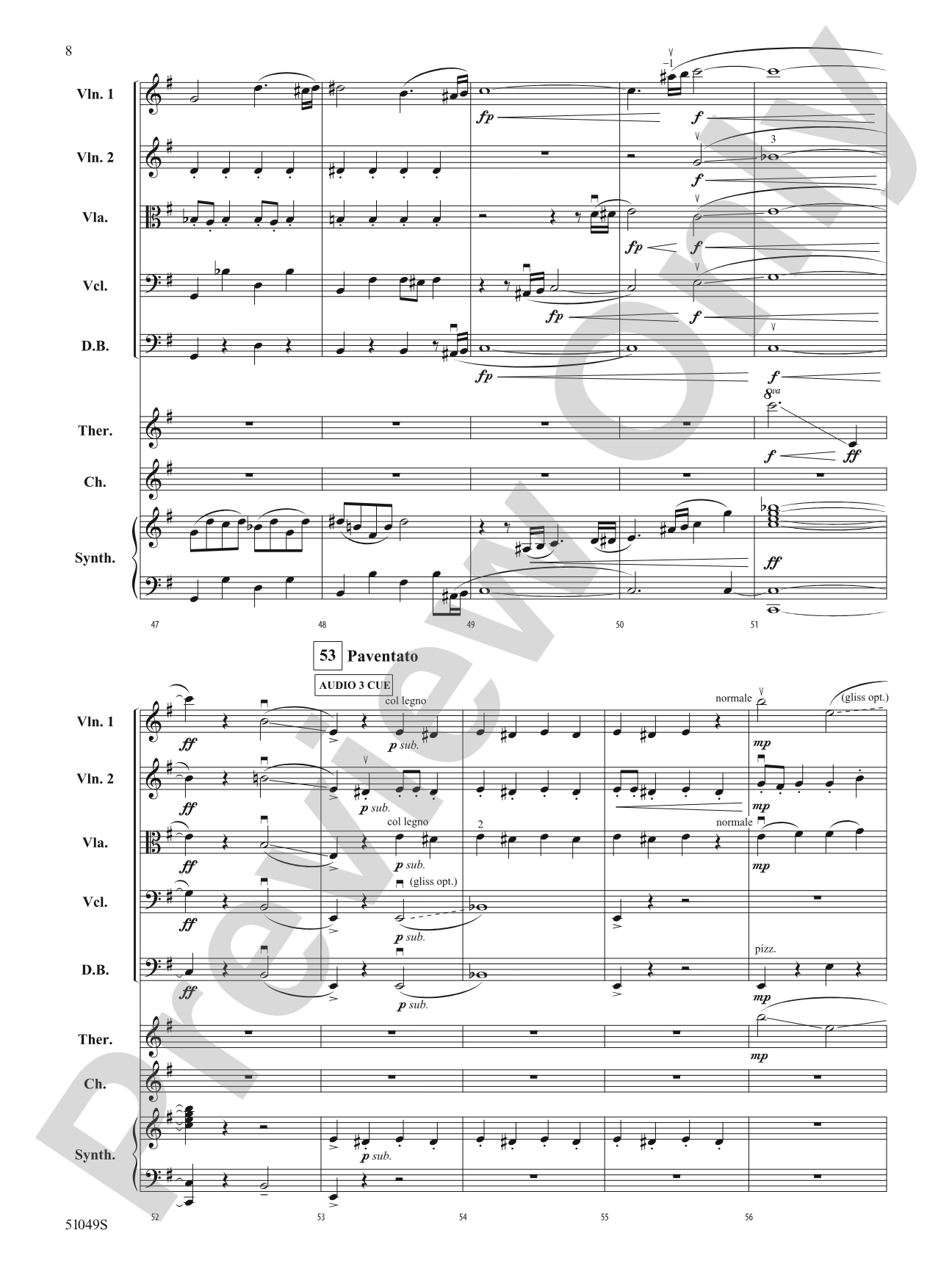 Graveyard Shift: String Orchestra Conductor Score & Parts