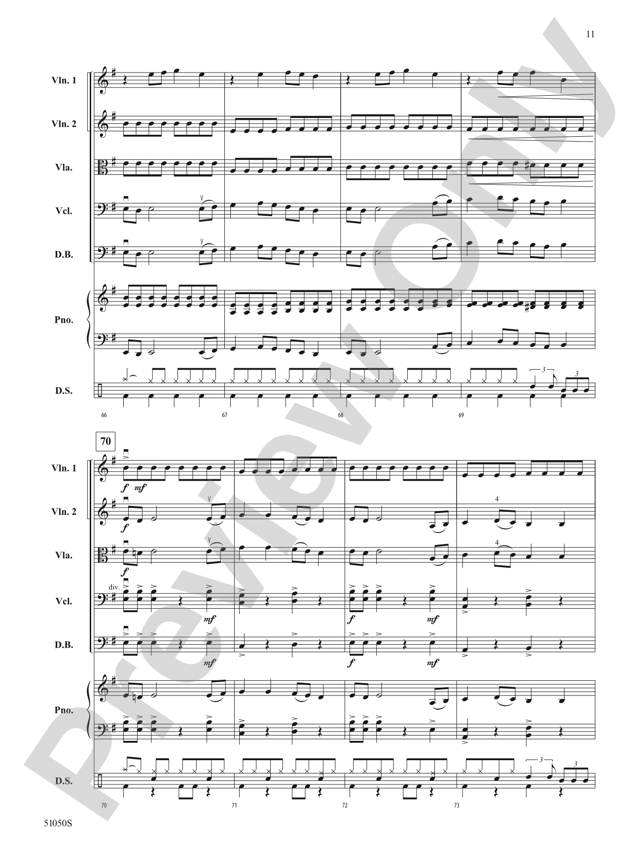 Wheels of Fury: String Orchestra Conductor Score & Parts