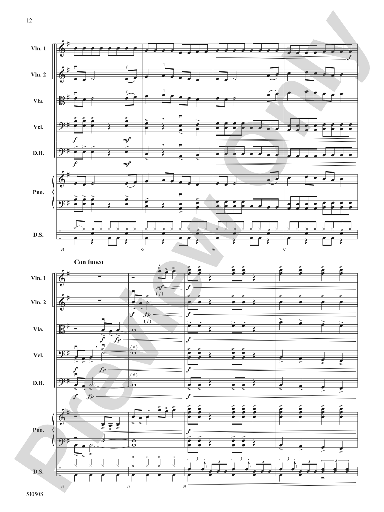 Wheels of Fury: String Orchestra Conductor Score & Parts