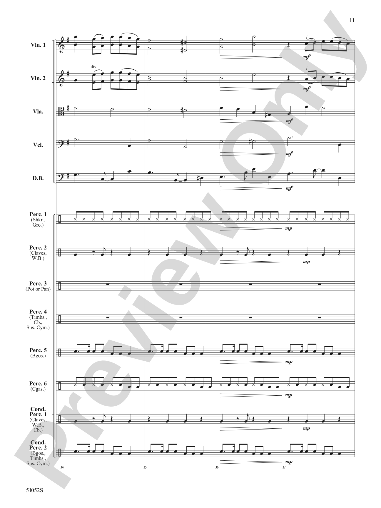 Prelude and Fiesta: String Orchestra Conductor Score & Parts