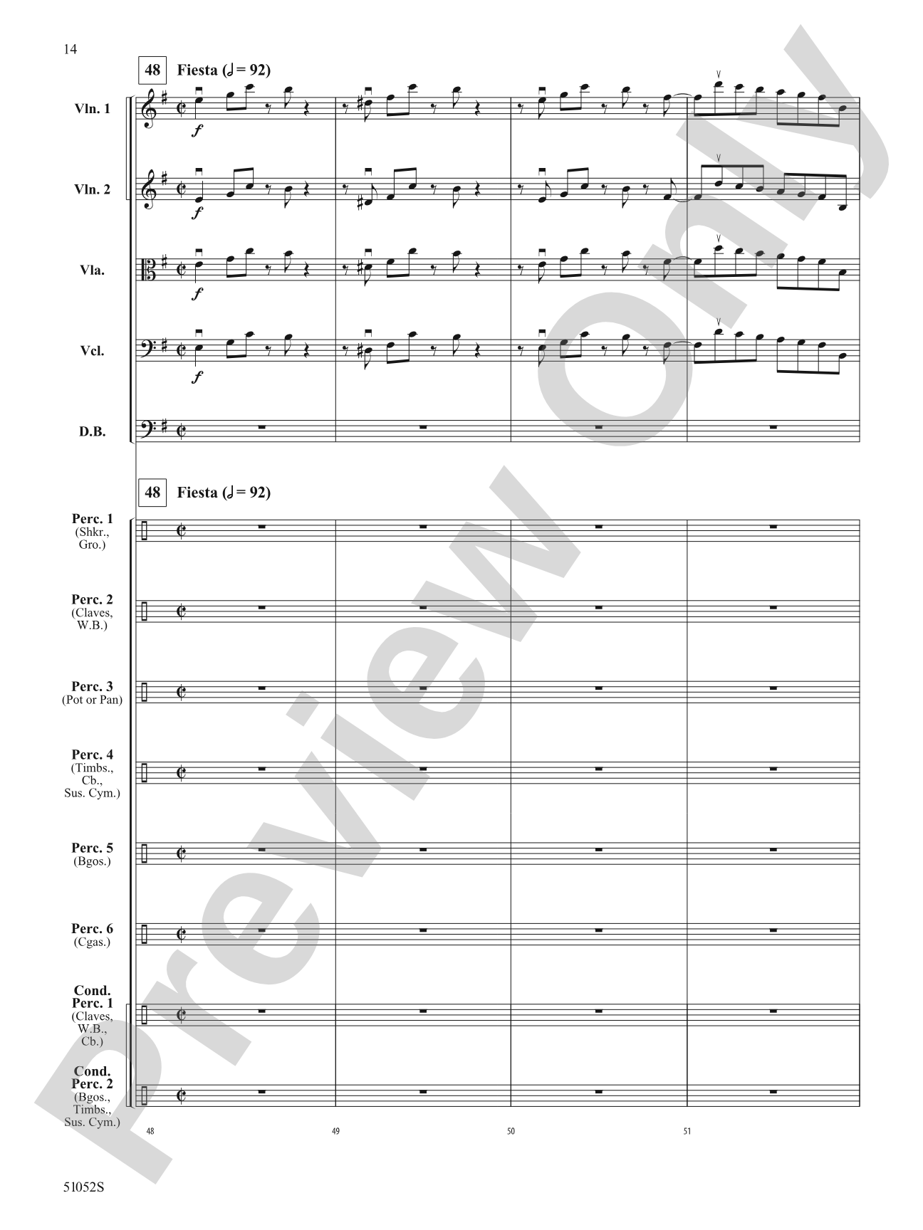 Prelude and Fiesta: String Orchestra Conductor Score & Parts