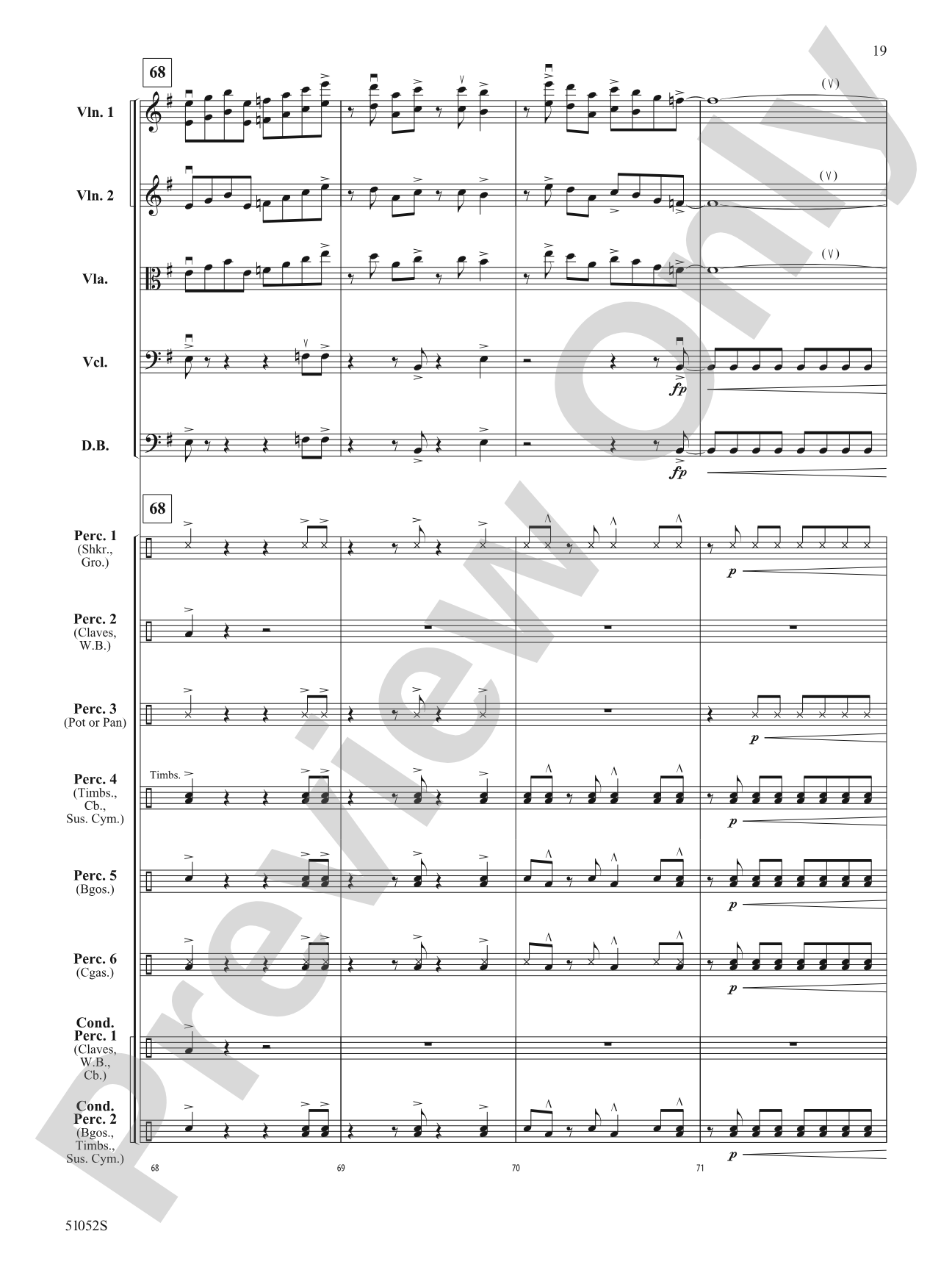 Prelude and Fiesta: String Orchestra Conductor Score & Parts