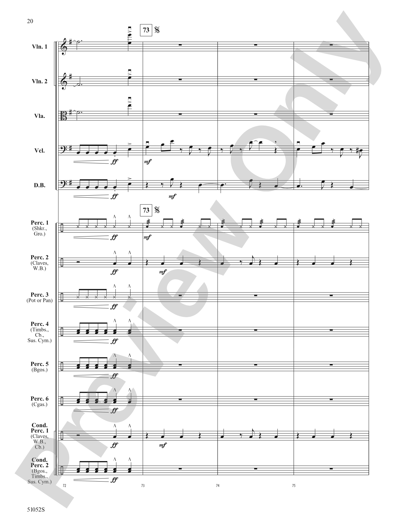 Prelude and Fiesta: String Orchestra Conductor Score & Parts