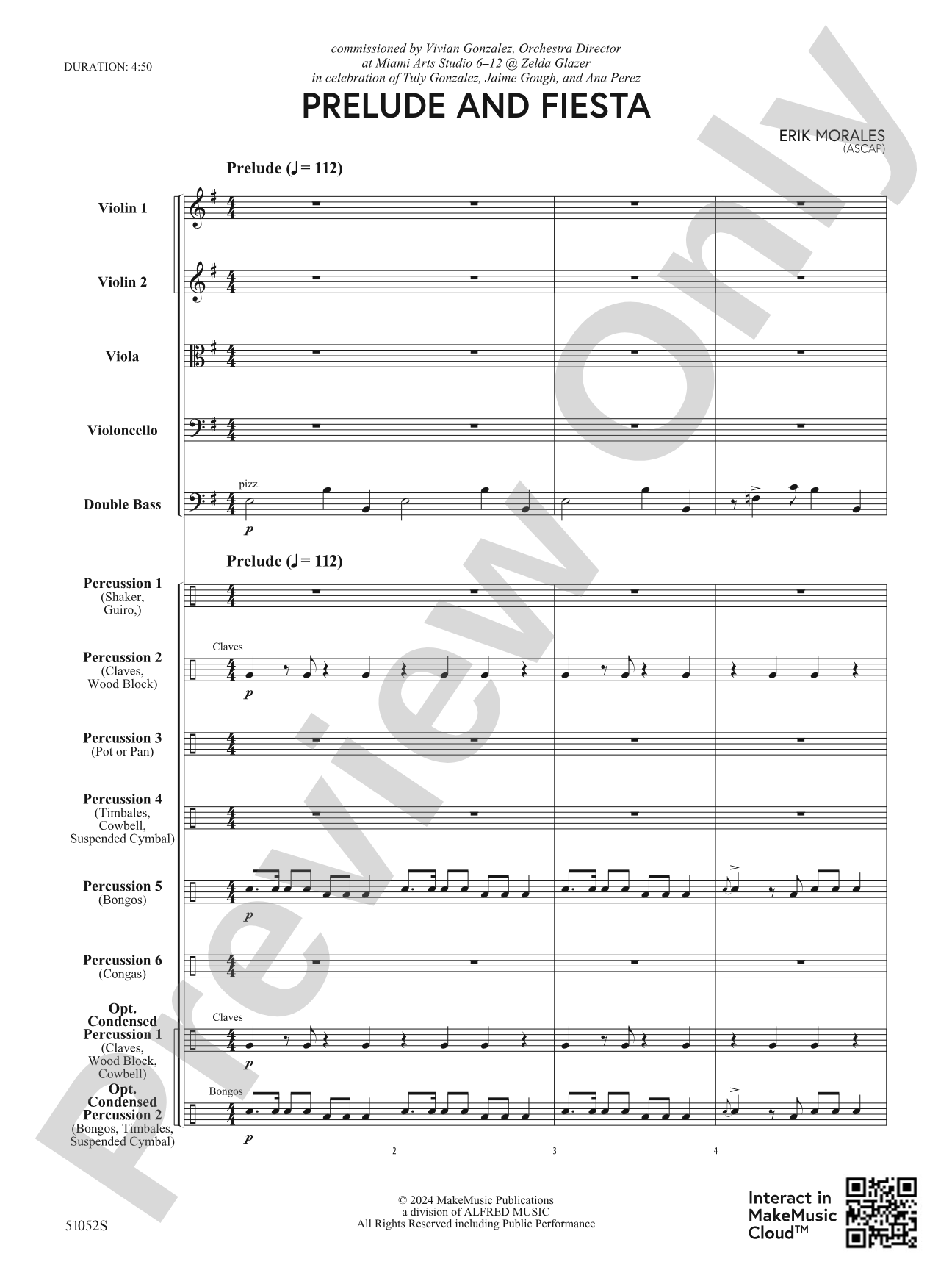 Prelude and Fiesta: String Orchestra Conductor Score & Parts