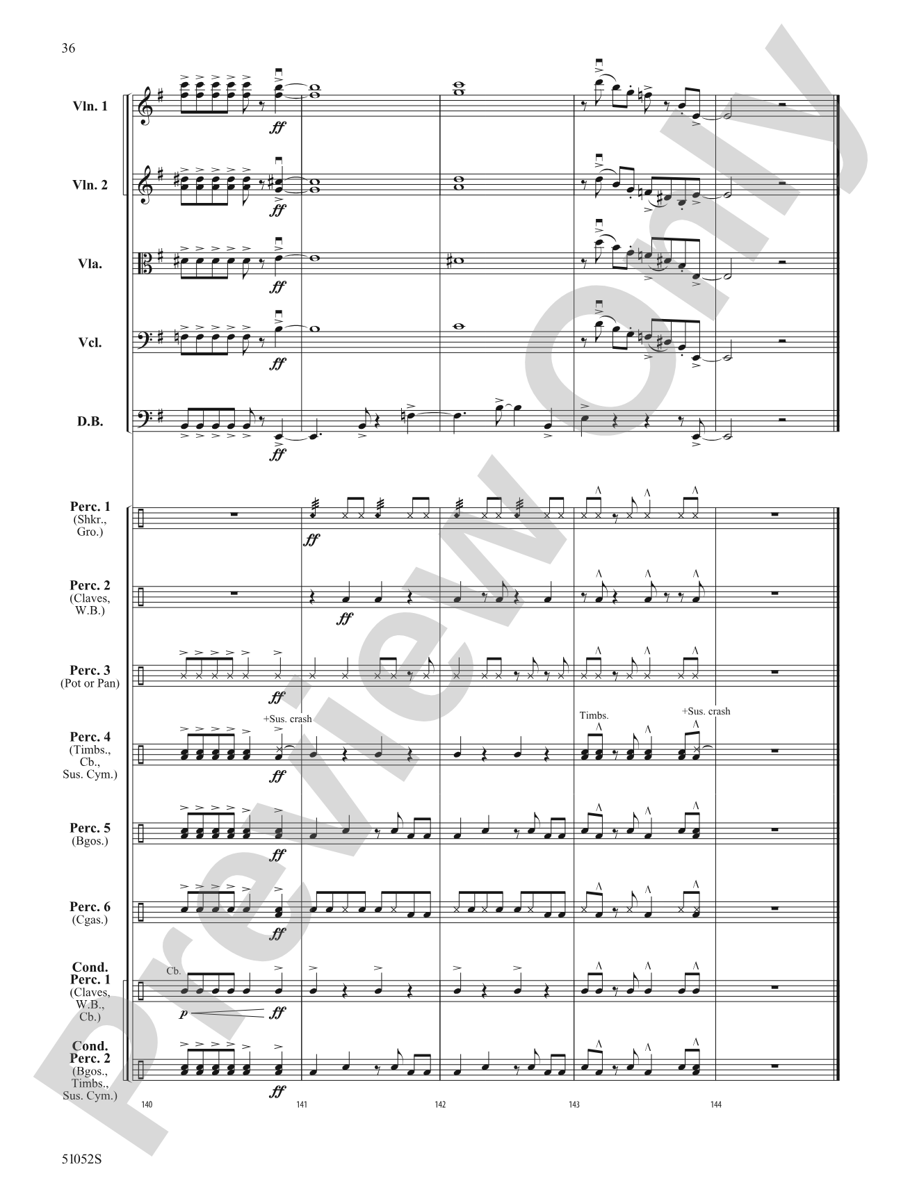 Prelude and Fiesta: String Orchestra Conductor Score & Parts