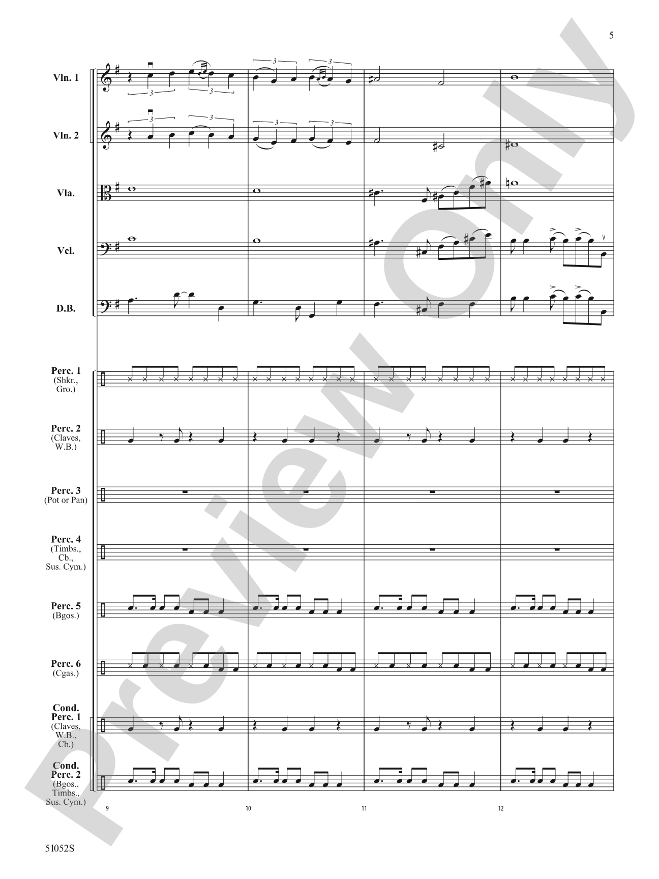 Prelude and Fiesta: String Orchestra Conductor Score & Parts