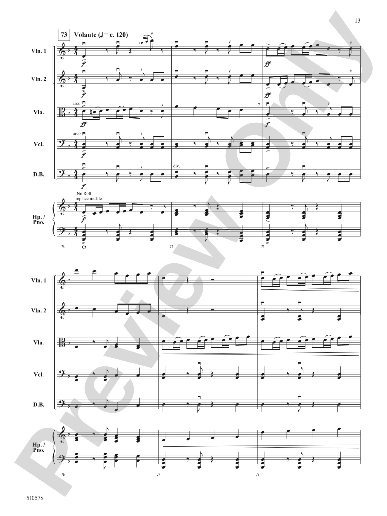 Alis Volat Propriis: String Orchestra Conductor Score & Parts