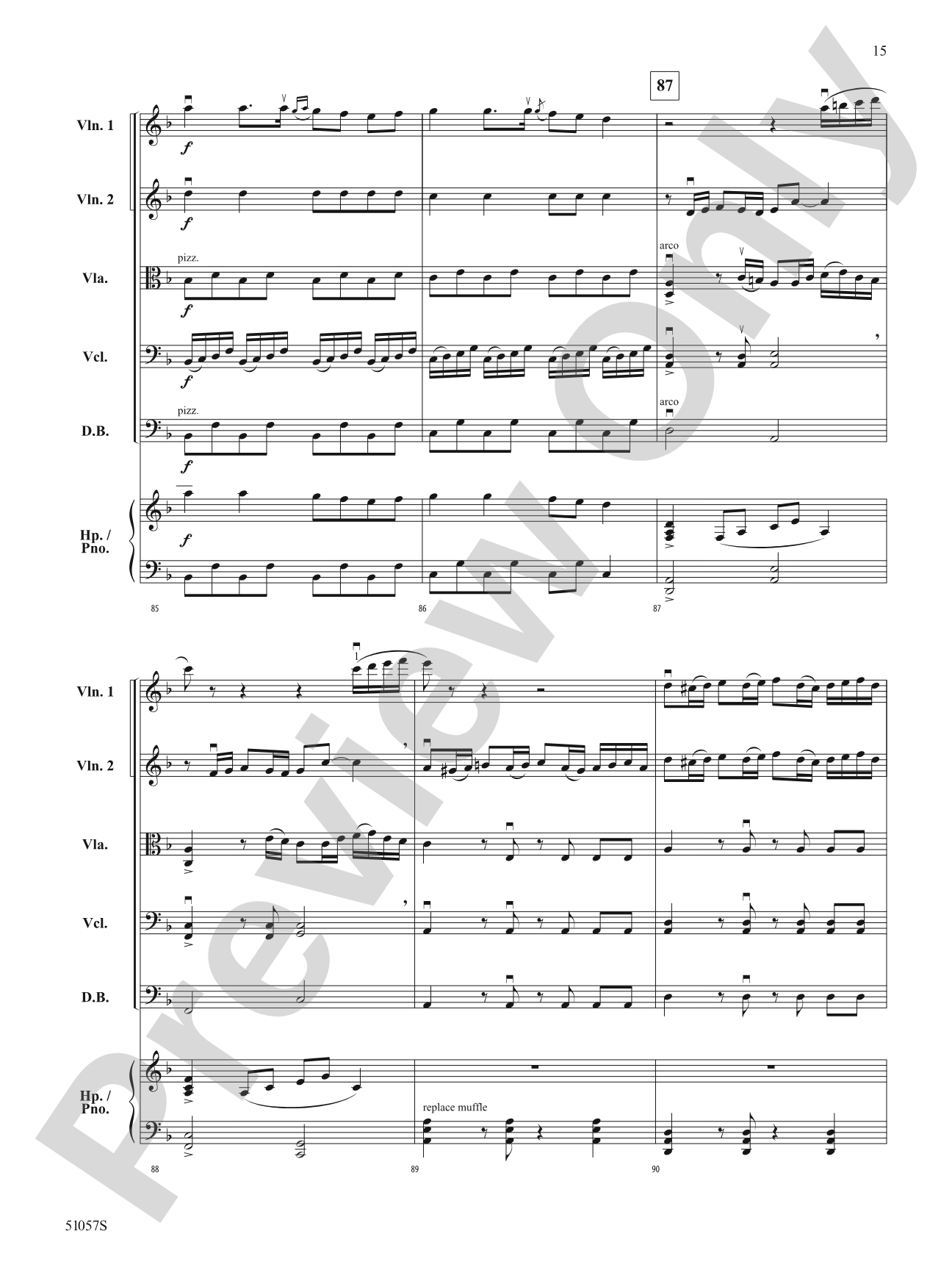 Alis Volat Propriis: String Orchestra Conductor Score & Parts