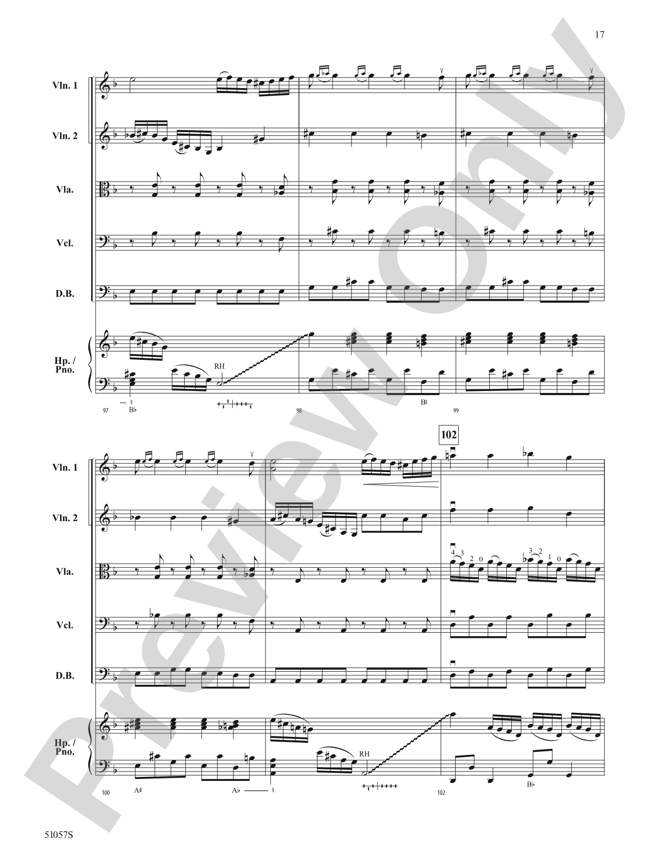Alis Volat Propriis: String Orchestra Conductor Score & Parts