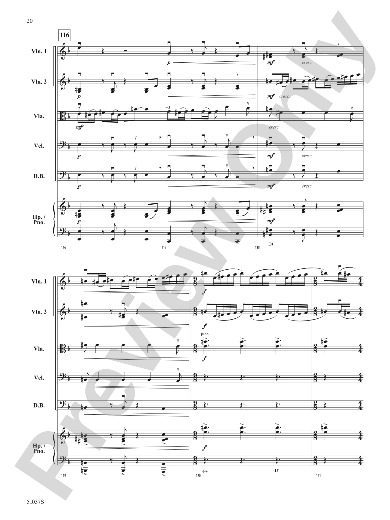 Alis Volat Propriis: String Orchestra Conductor Score & Parts