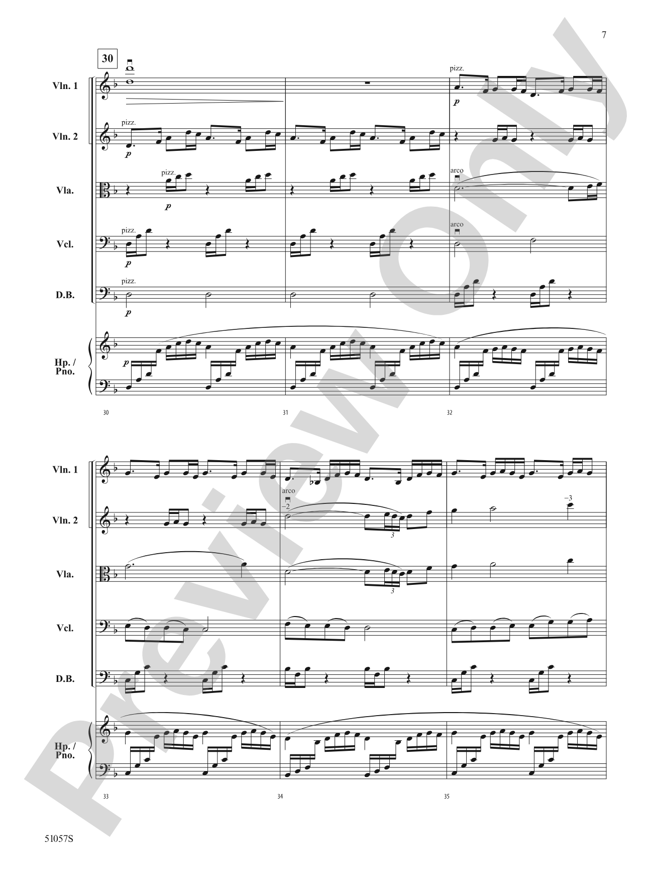 Alis Volat Propriis: String Orchestra Conductor Score & Parts