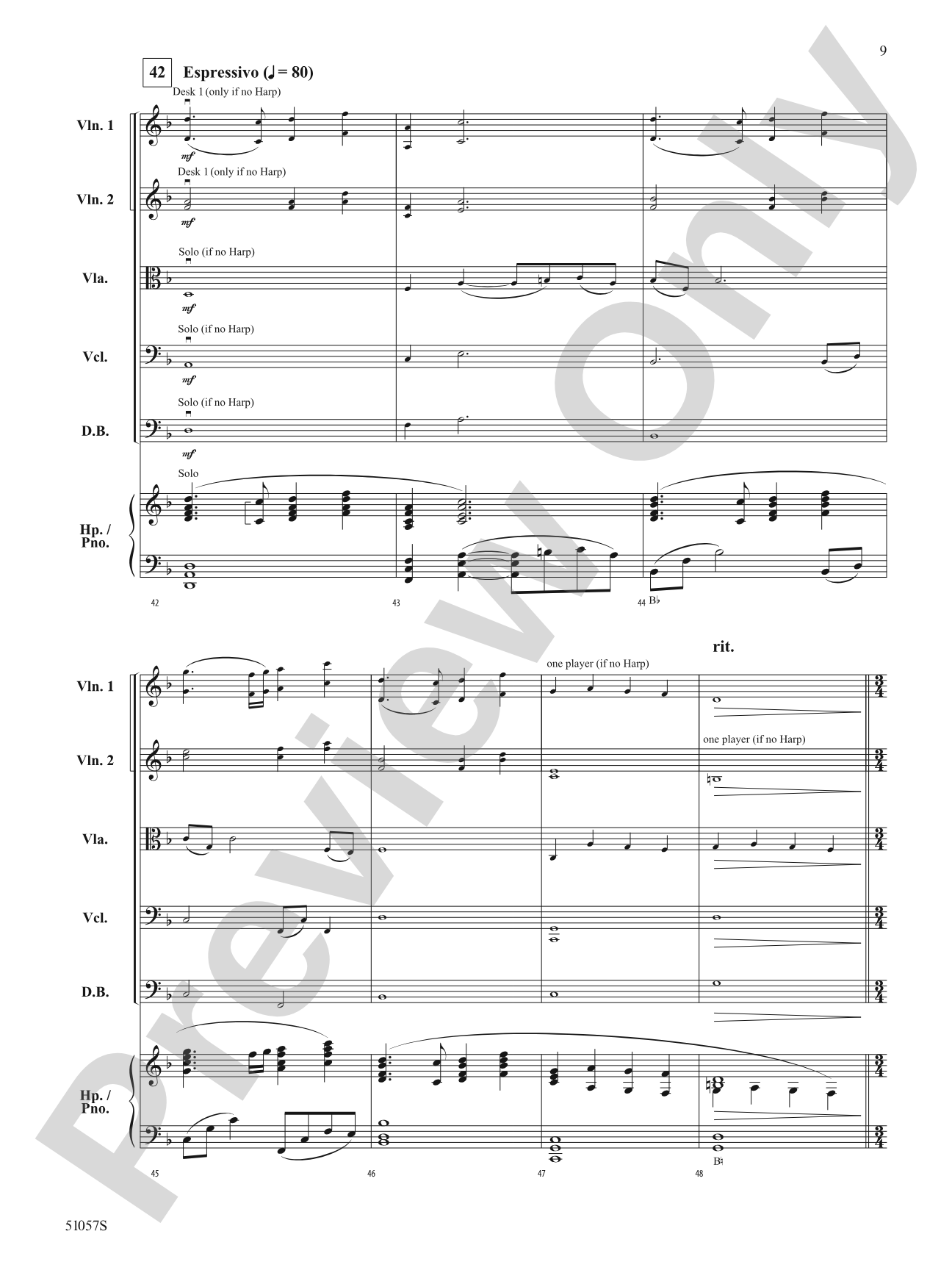 Alis Volat Propriis: String Orchestra Conductor Score & Parts