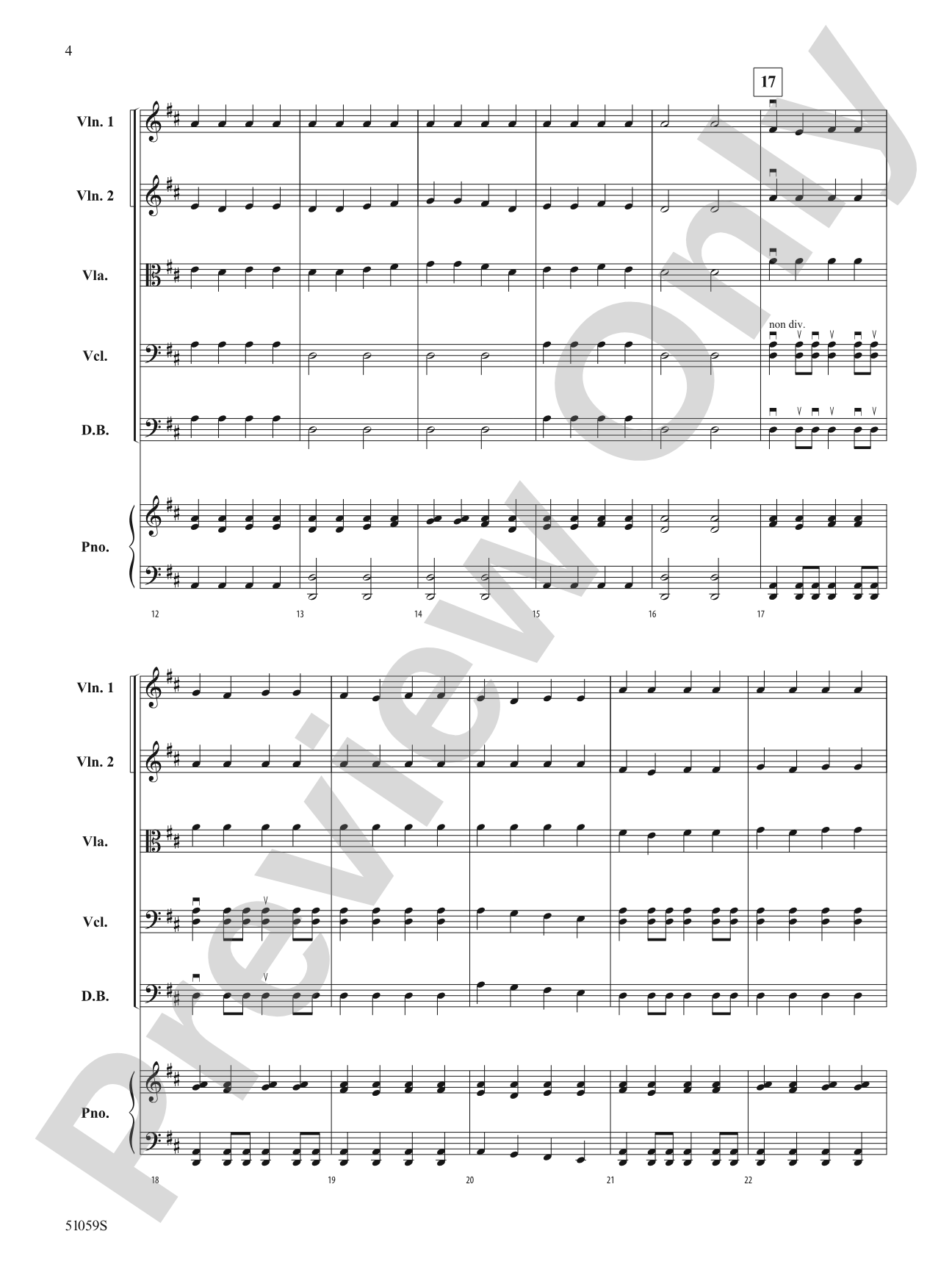 Five Note Fiddler: String Orchestra Conductor Score & Parts