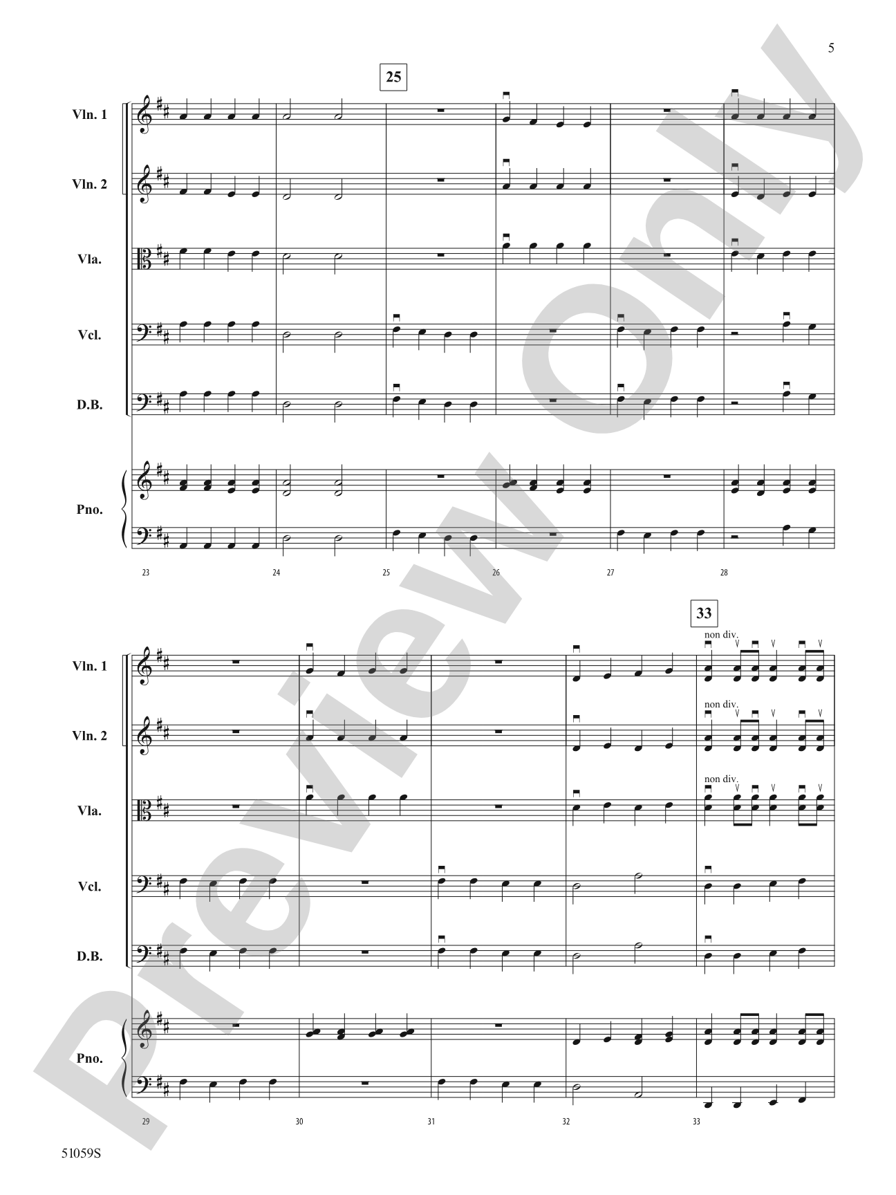 Five Note Fiddler: String Orchestra Conductor Score & Parts