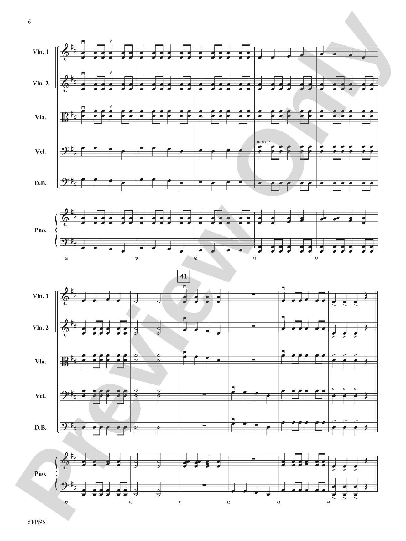 Five Note Fiddler: String Orchestra Conductor Score & Parts