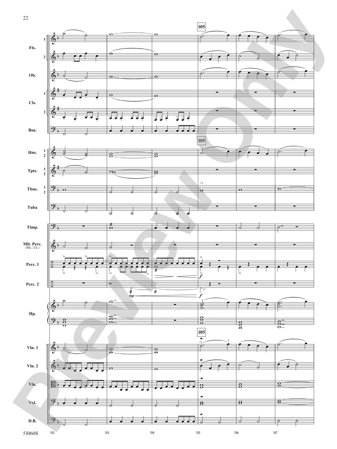 Gravitas: Full Orchestra Conductor Score & Parts