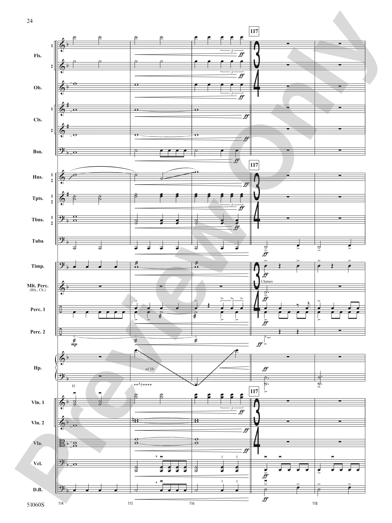 Gravitas: Full Orchestra Conductor Score & Parts