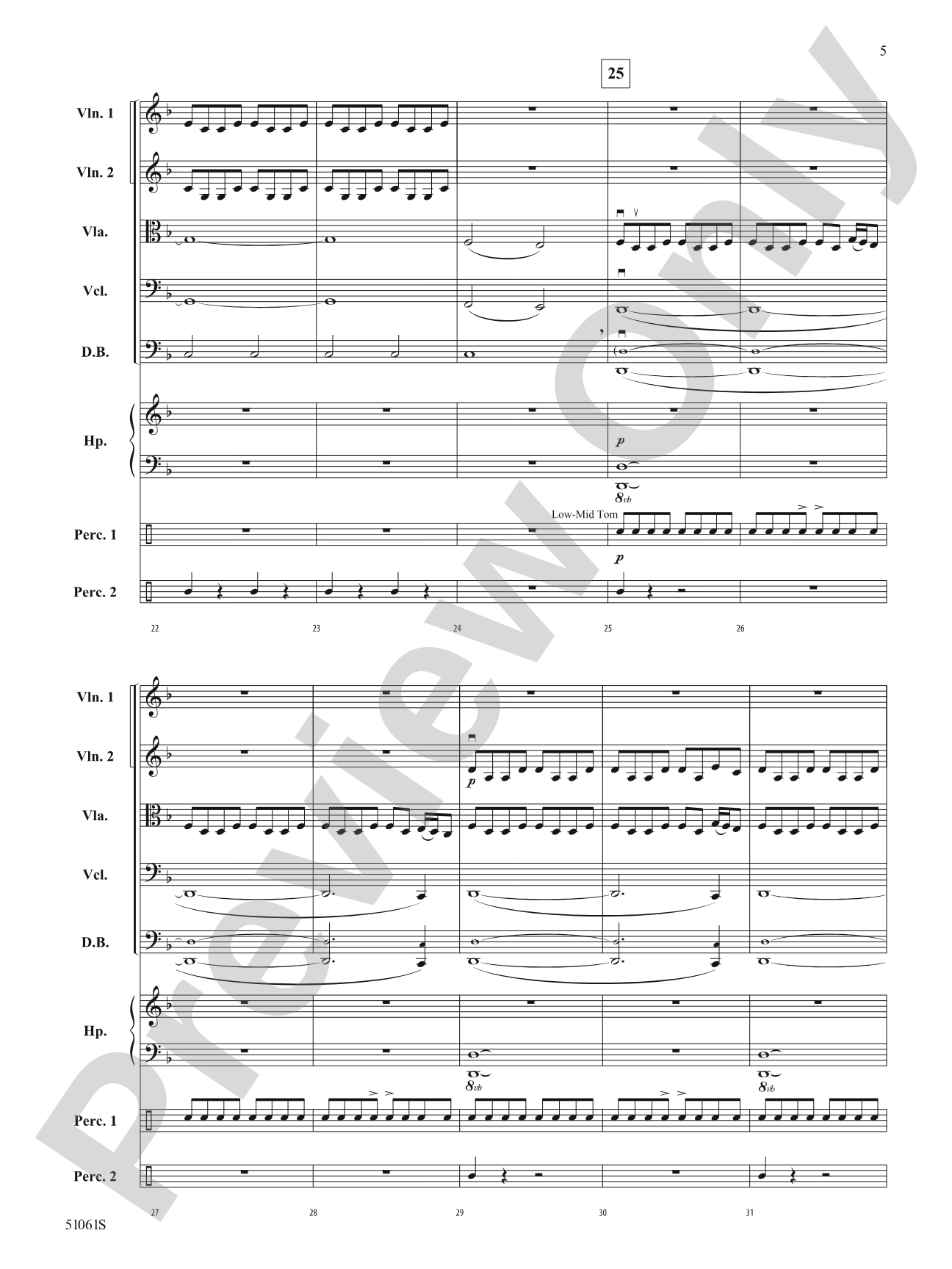 Gravitas: String Orchestra Conductor Score & Parts