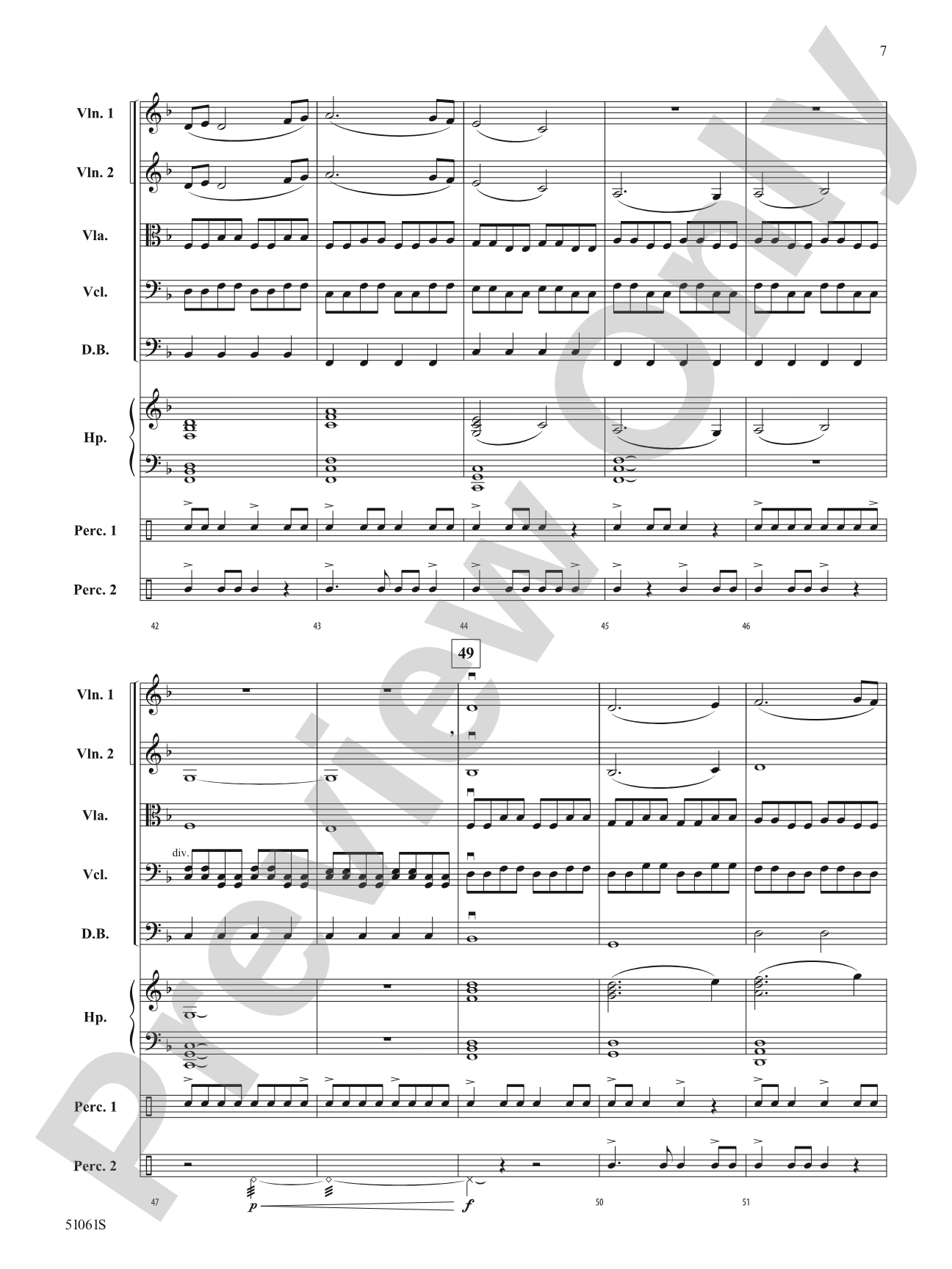 Gravitas: String Orchestra Conductor Score & Parts