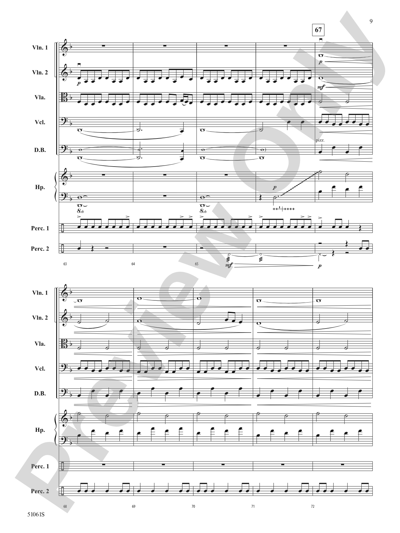 Gravitas: String Orchestra Conductor Score & Parts