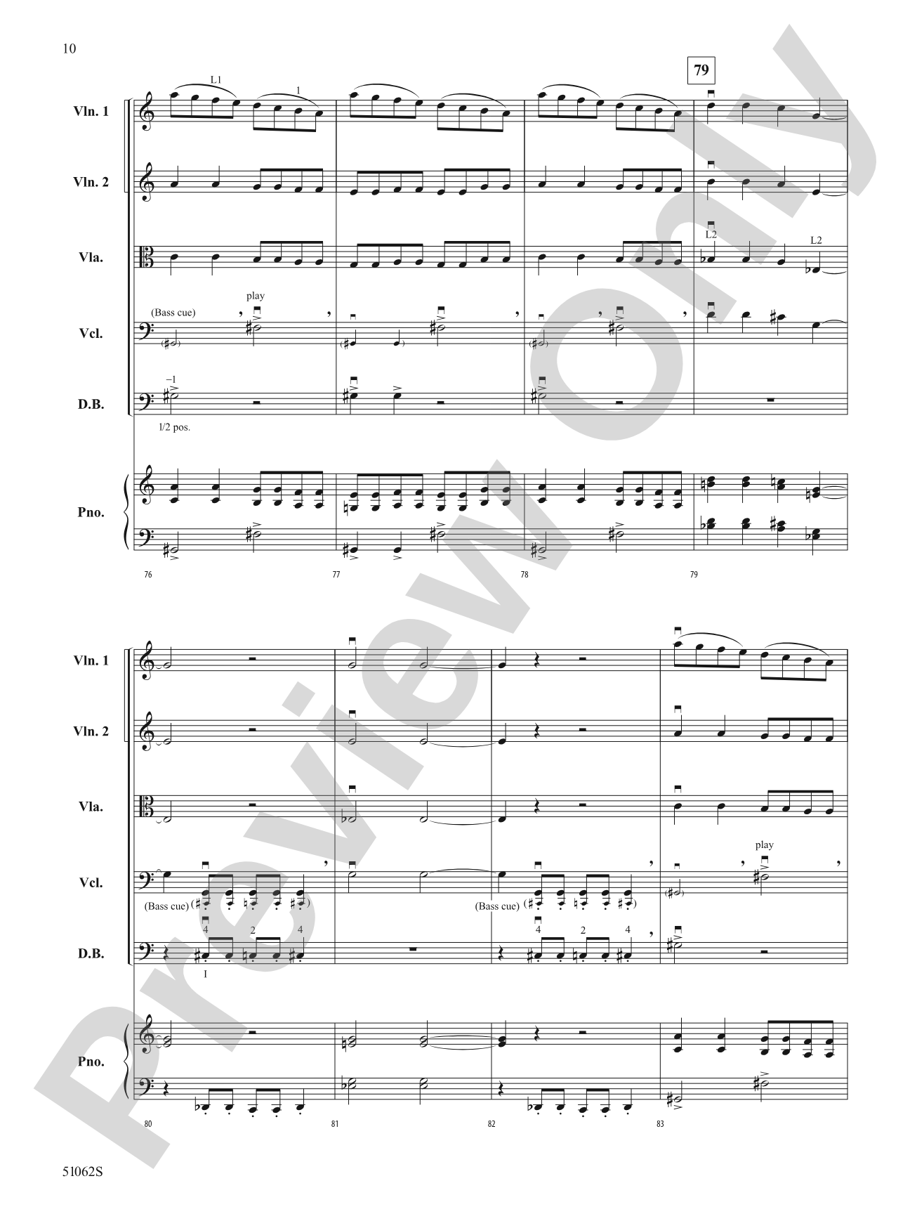 The Rite of Spring: String Orchestra Conductor Score & Parts