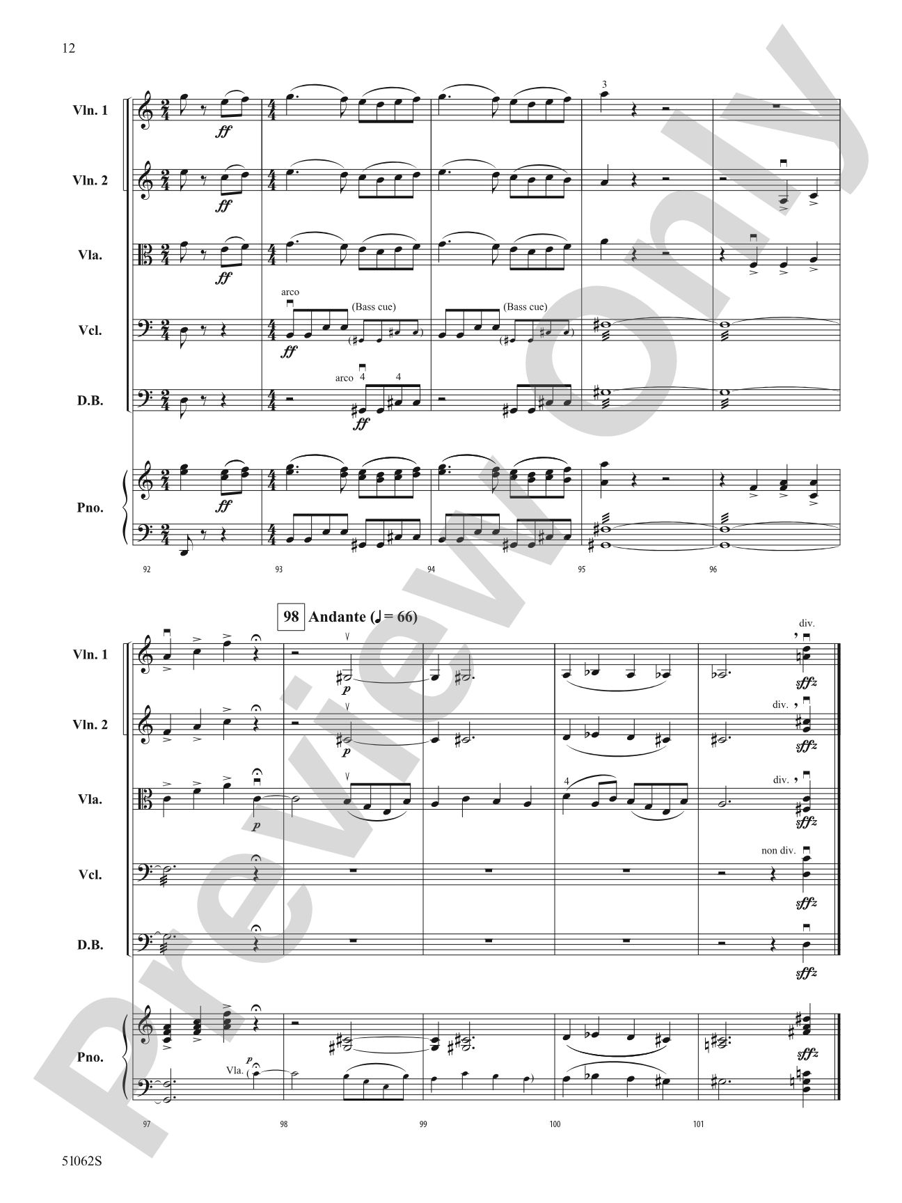 The Rite of Spring: String Orchestra Conductor Score & Parts