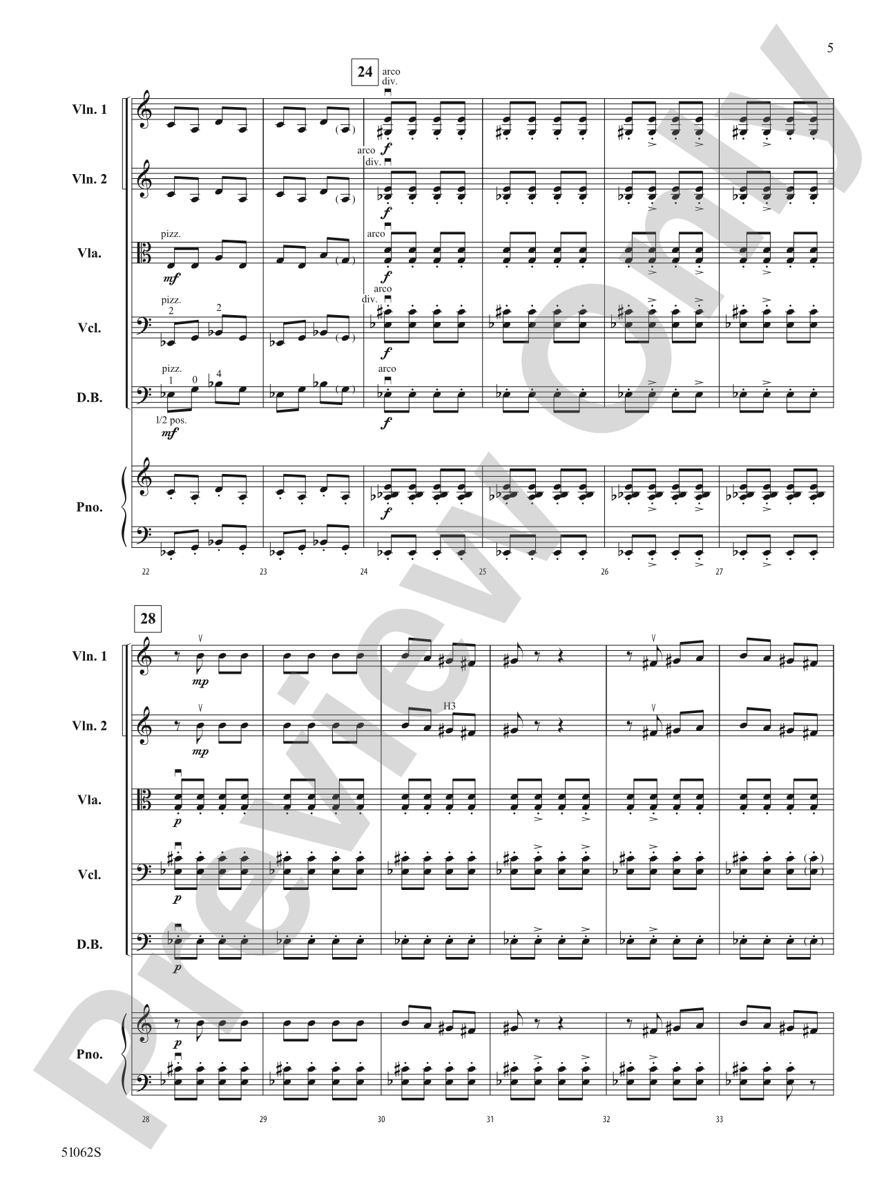 The Rite of Spring: String Orchestra Conductor Score & Parts