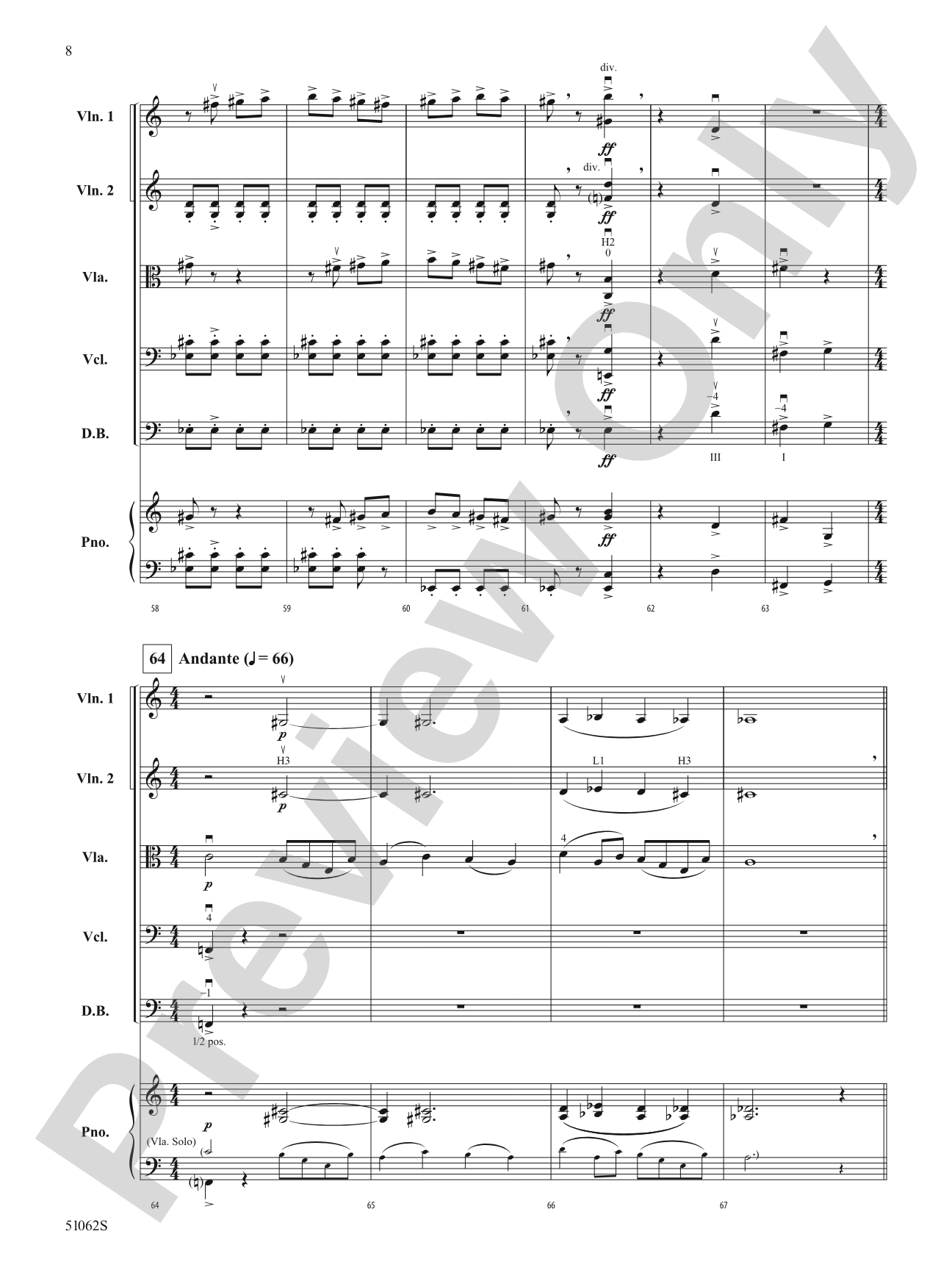 The Rite of Spring: String Orchestra Conductor Score & Parts