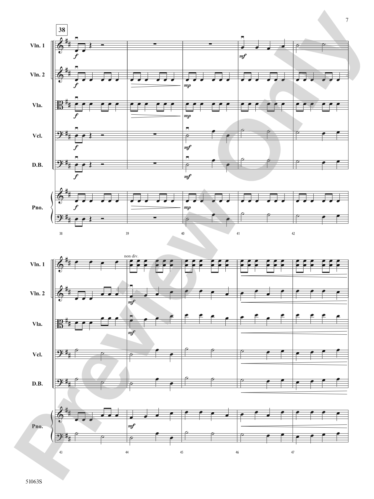 High Flying: String Orchestra Conductor Score & Parts