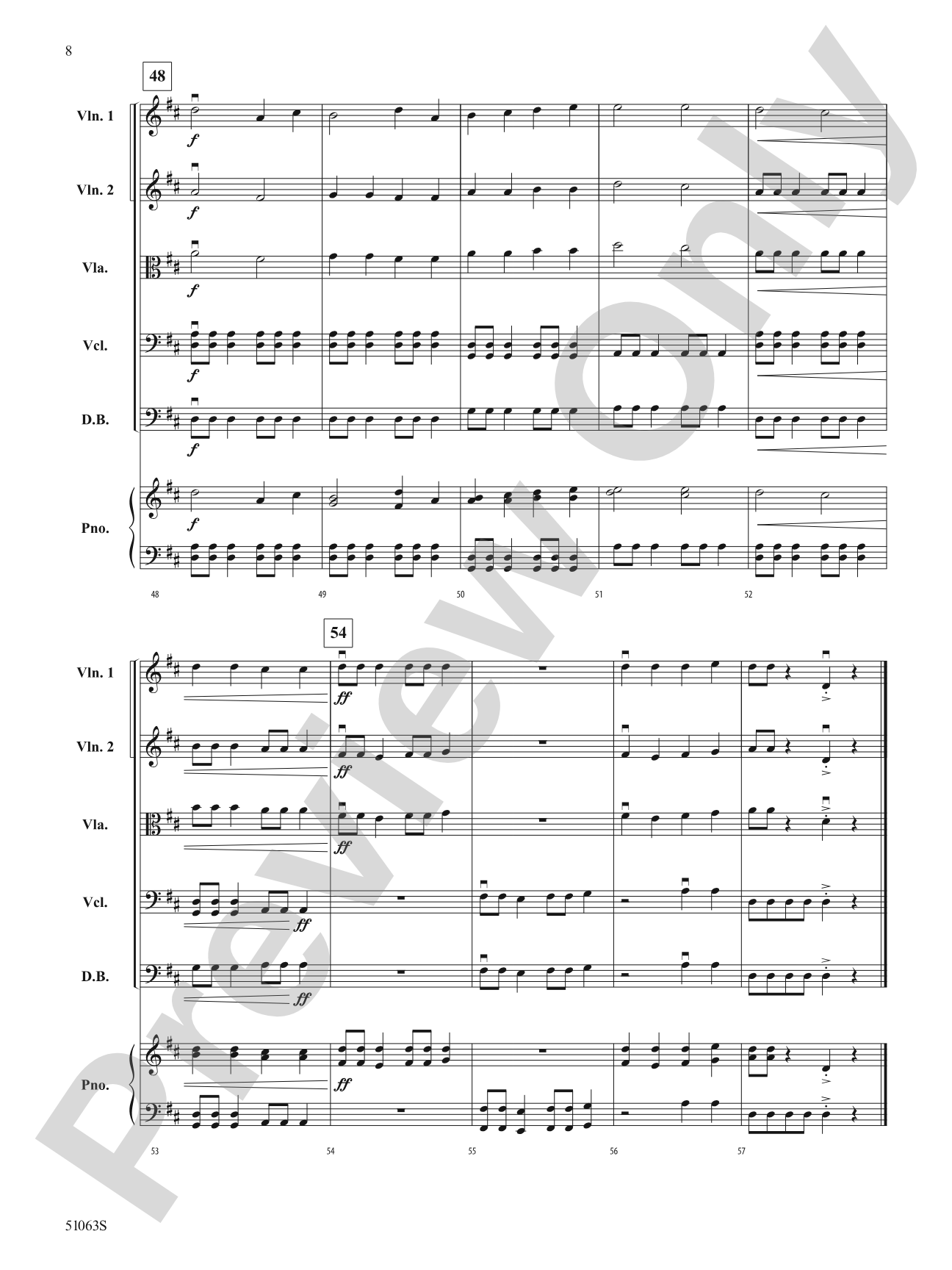 High Flying: String Orchestra Conductor Score & Parts