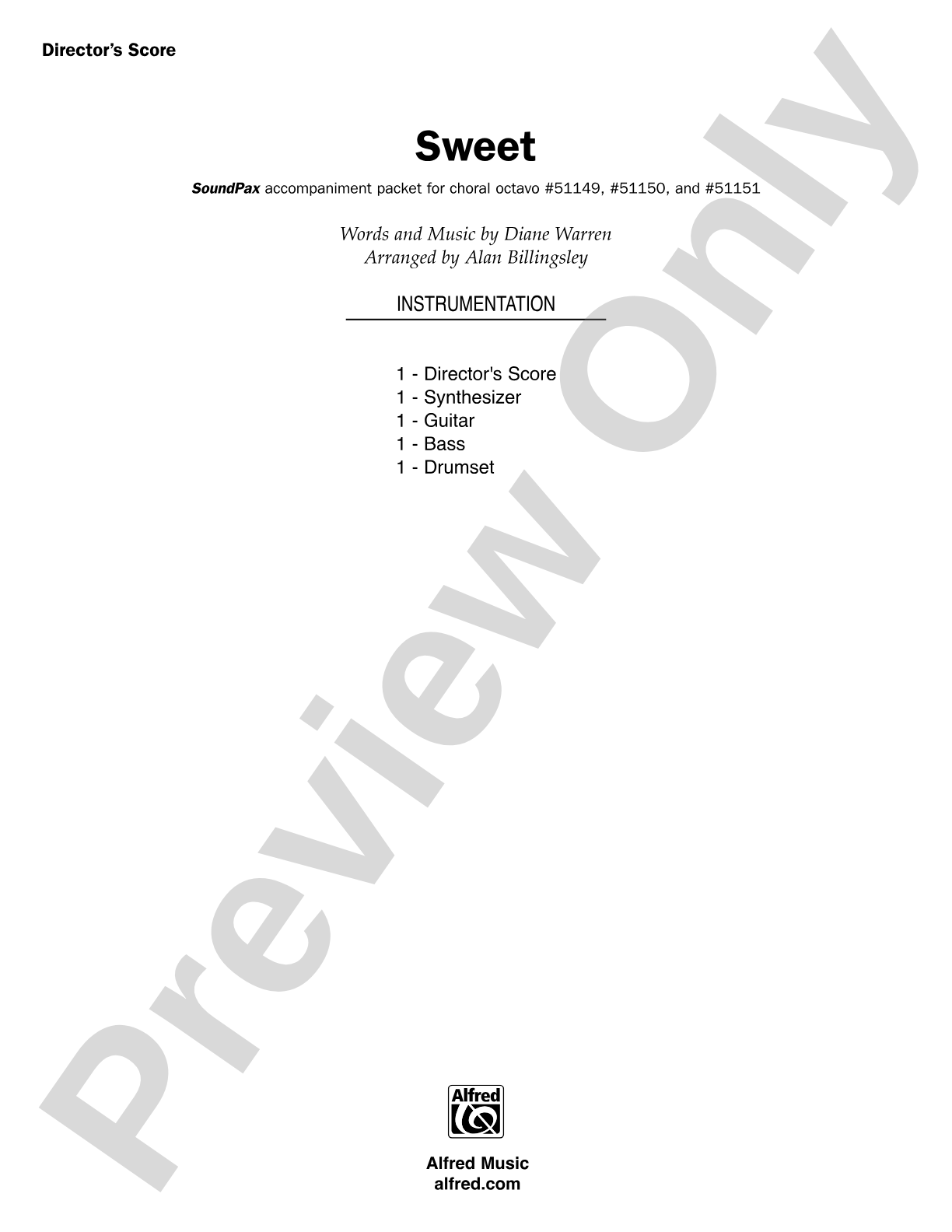 Sweet: Choral SoundPax