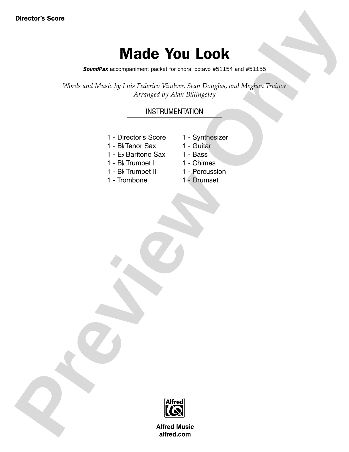 Made You Look: Choral SoundPax