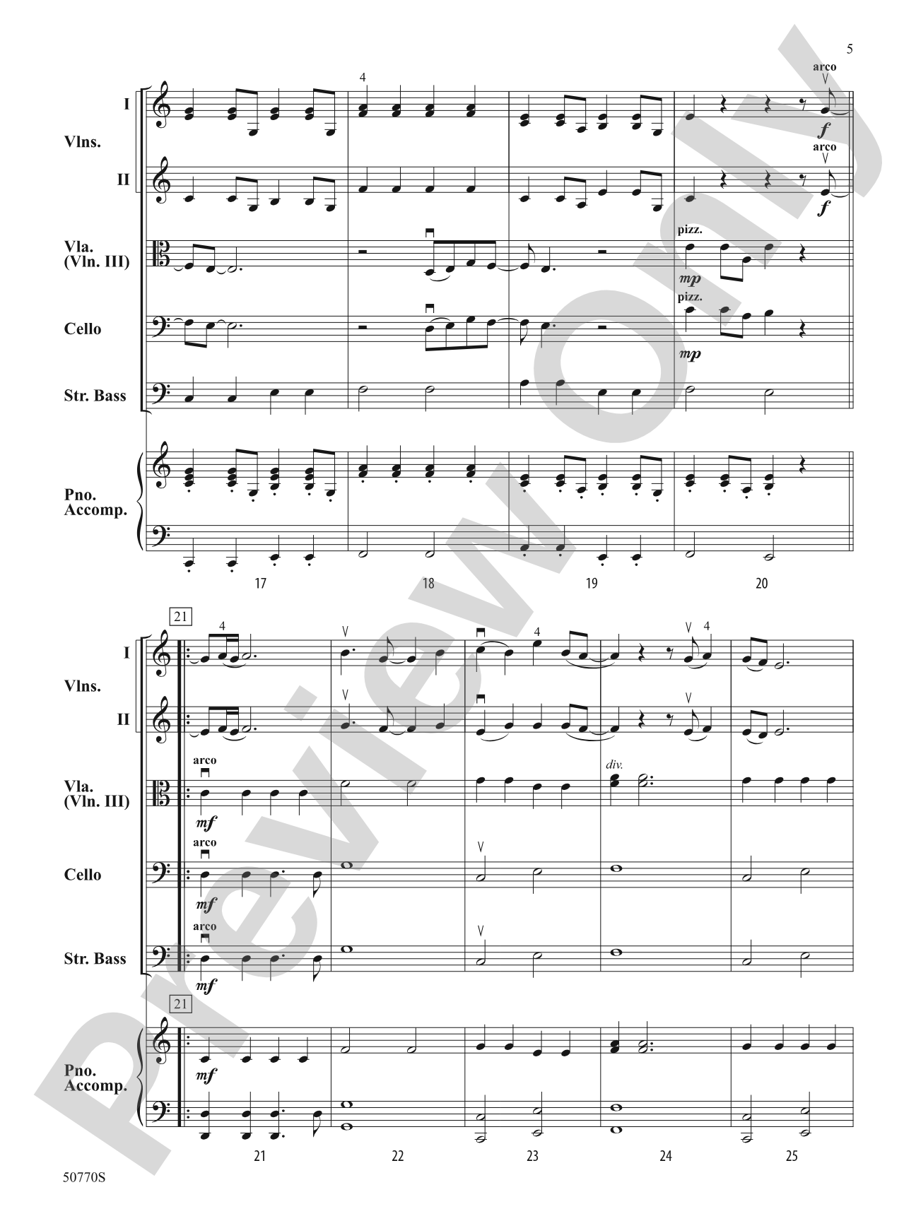What Was I Made For?: String Orchestra Conductor Score & Parts
