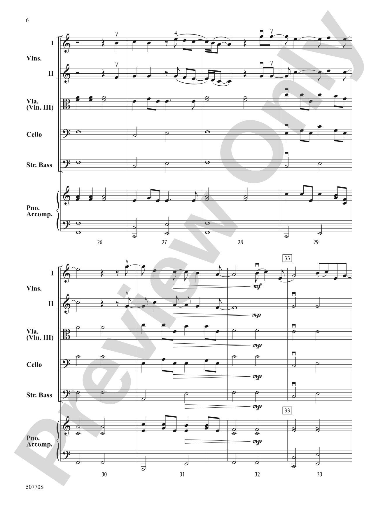 What Was I Made For?: String Orchestra Conductor Score & Parts