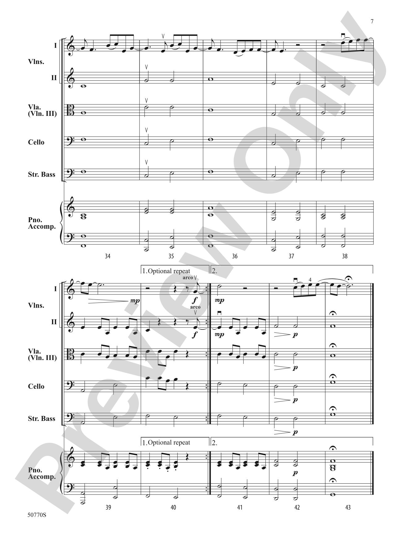 What Was I Made For?: String Orchestra Conductor Score & Parts