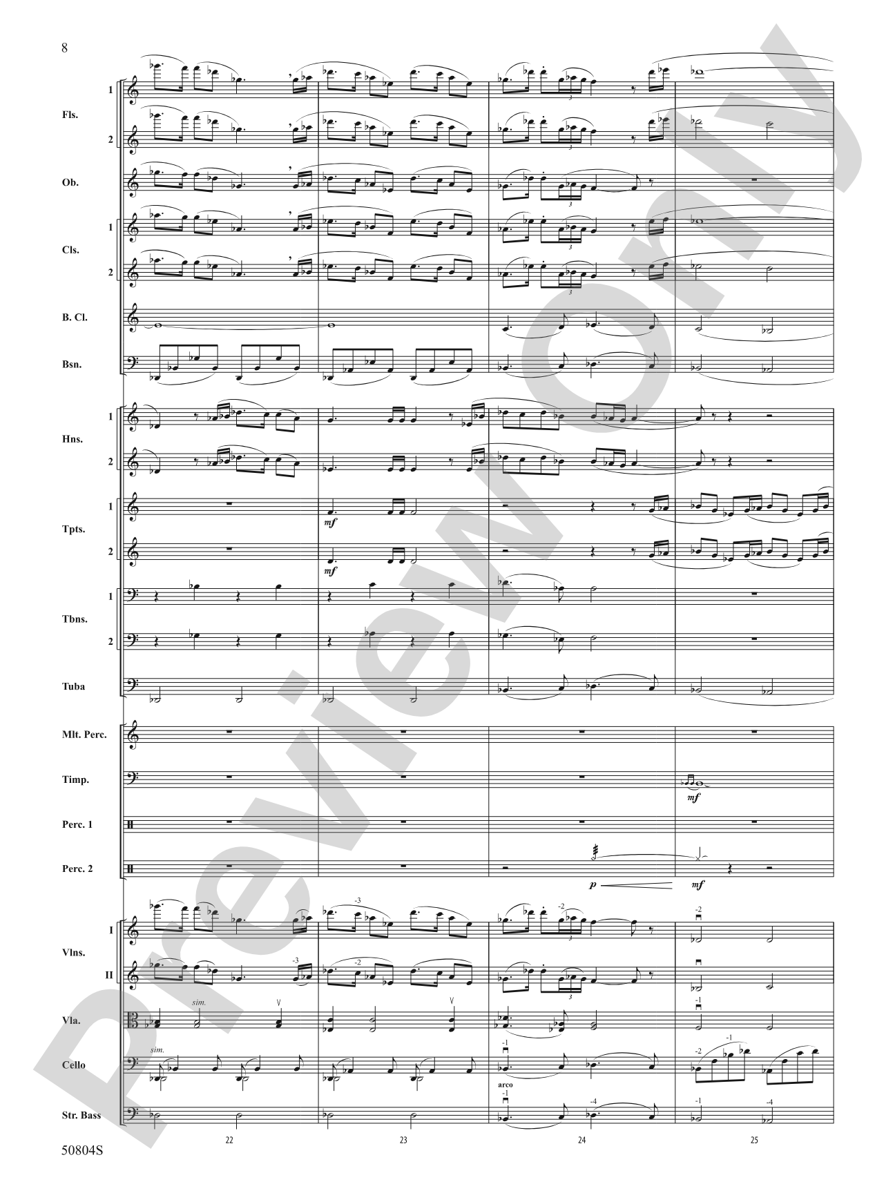 A Childhood Remembered: Full Orchestra Conductor Score & Parts