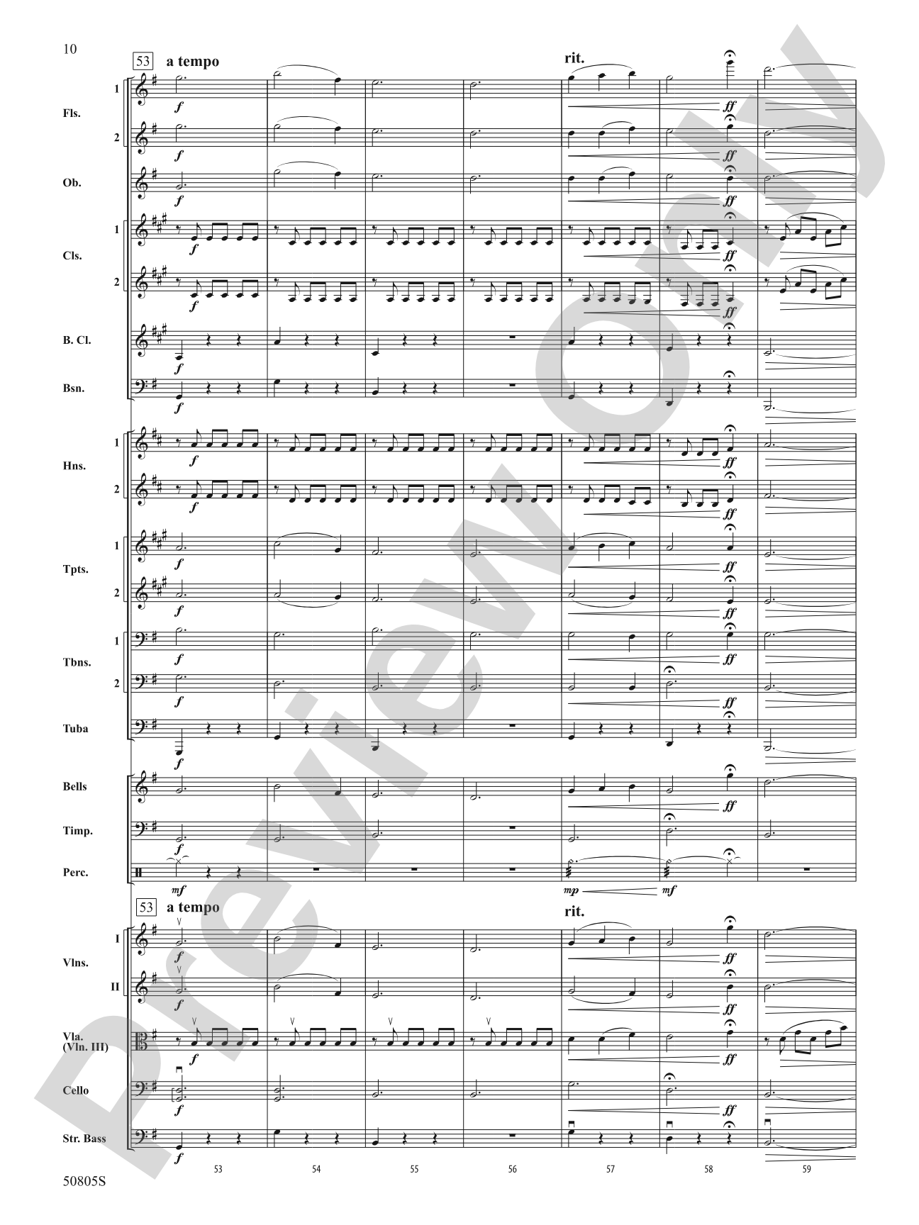 Two Puccini Arias: Full Orchestra Conductor Score & Parts
