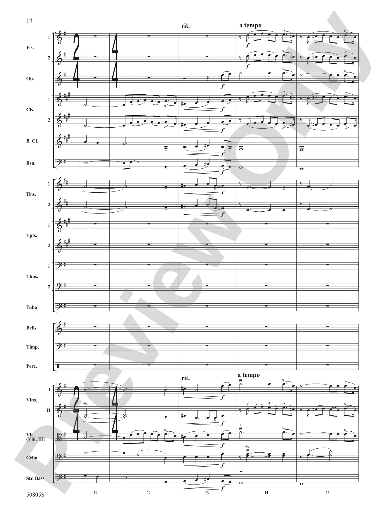 Two Puccini Arias: Full Orchestra Conductor Score & Parts