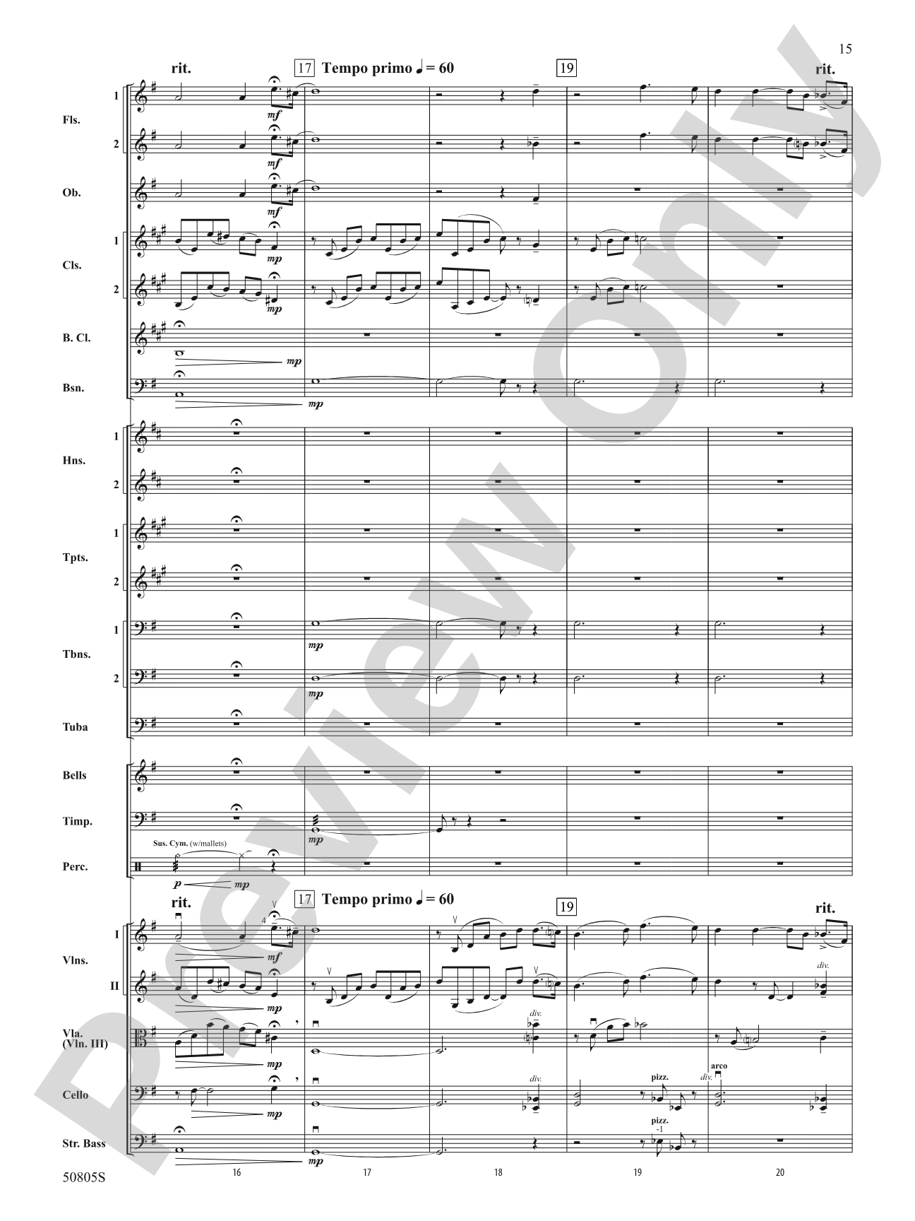 Two Puccini Arias: Full Orchestra Conductor Score & Parts