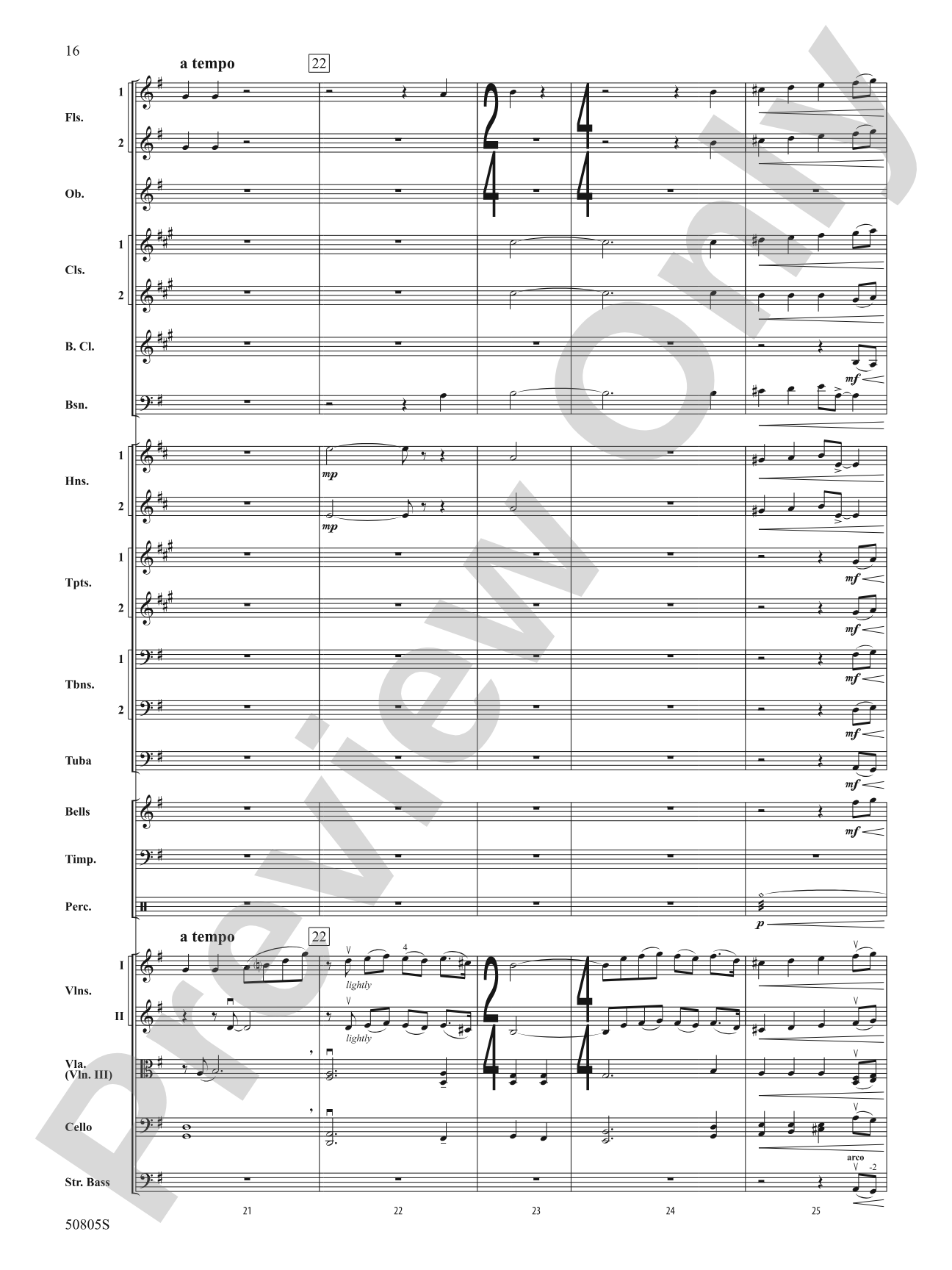 Two Puccini Arias: Full Orchestra Conductor Score & Parts