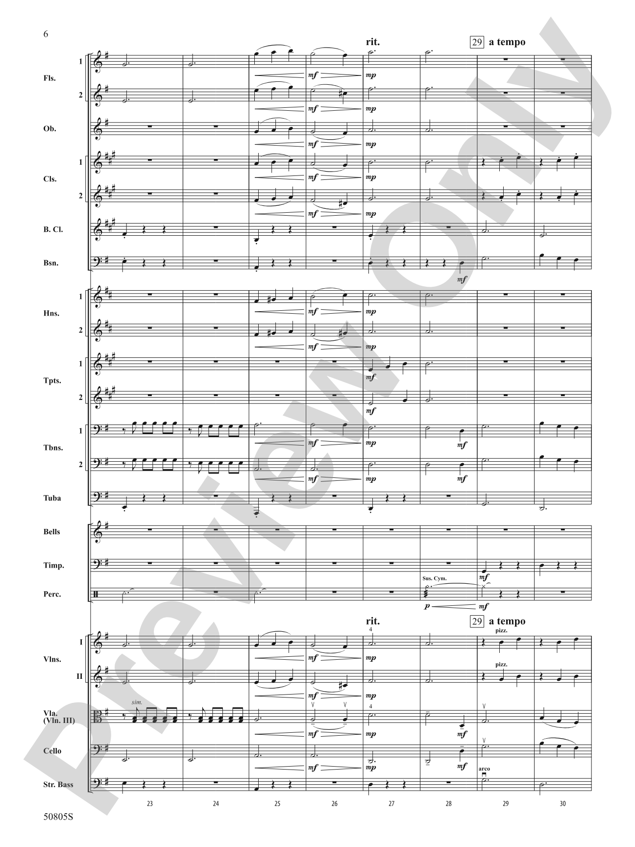 Two Puccini Arias: Full Orchestra Conductor Score & Parts