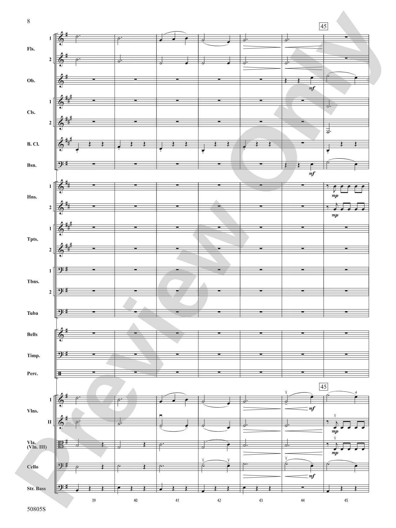 Two Puccini Arias: Full Orchestra Conductor Score & Parts