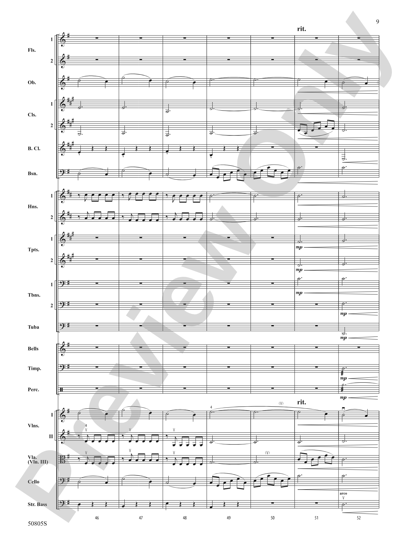 Two Puccini Arias: Full Orchestra Conductor Score & Parts