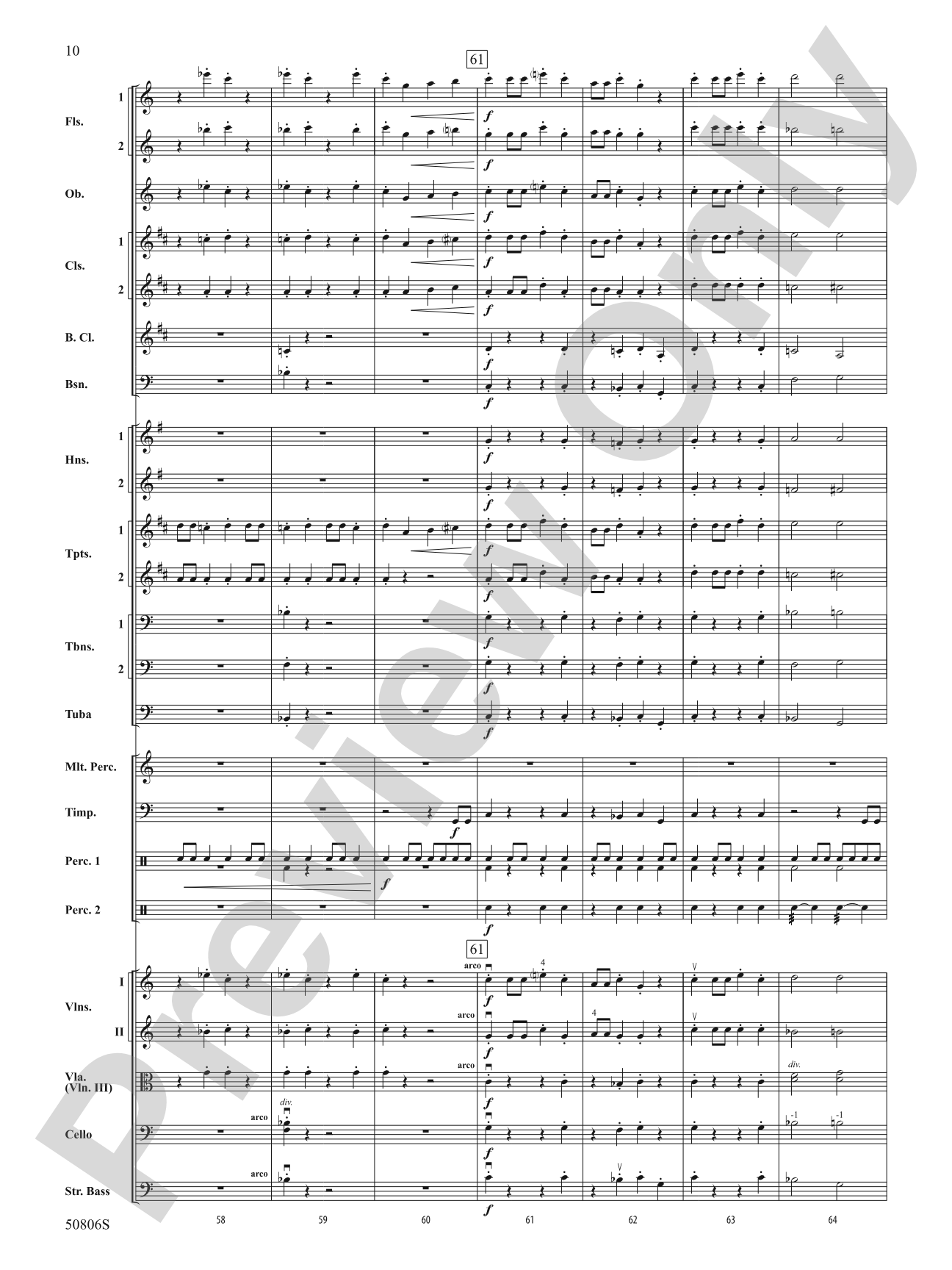 Prairie Dance: Full Orchestra Conductor Score & Parts
