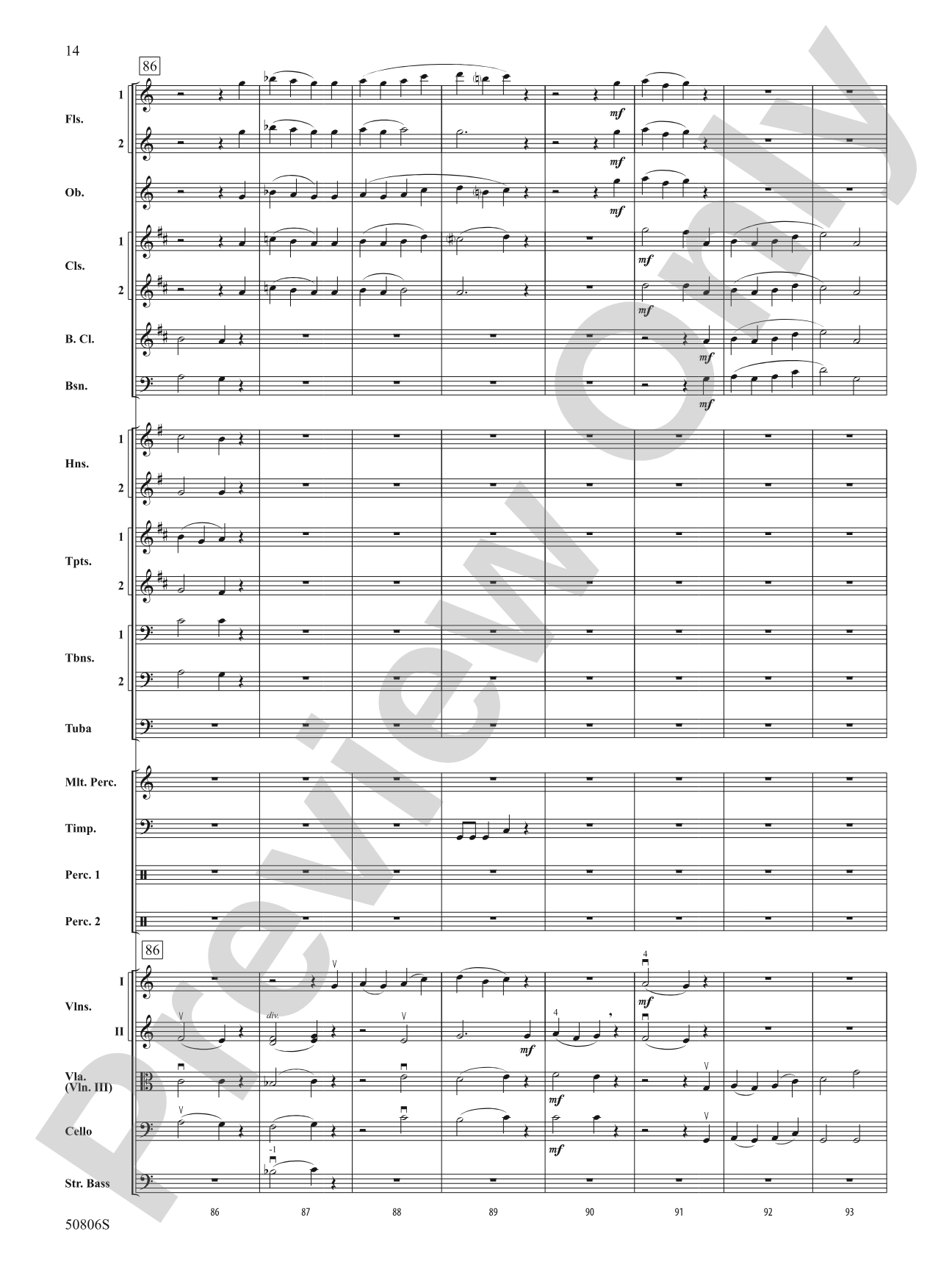 Prairie Dance: Full Orchestra Conductor Score & Parts