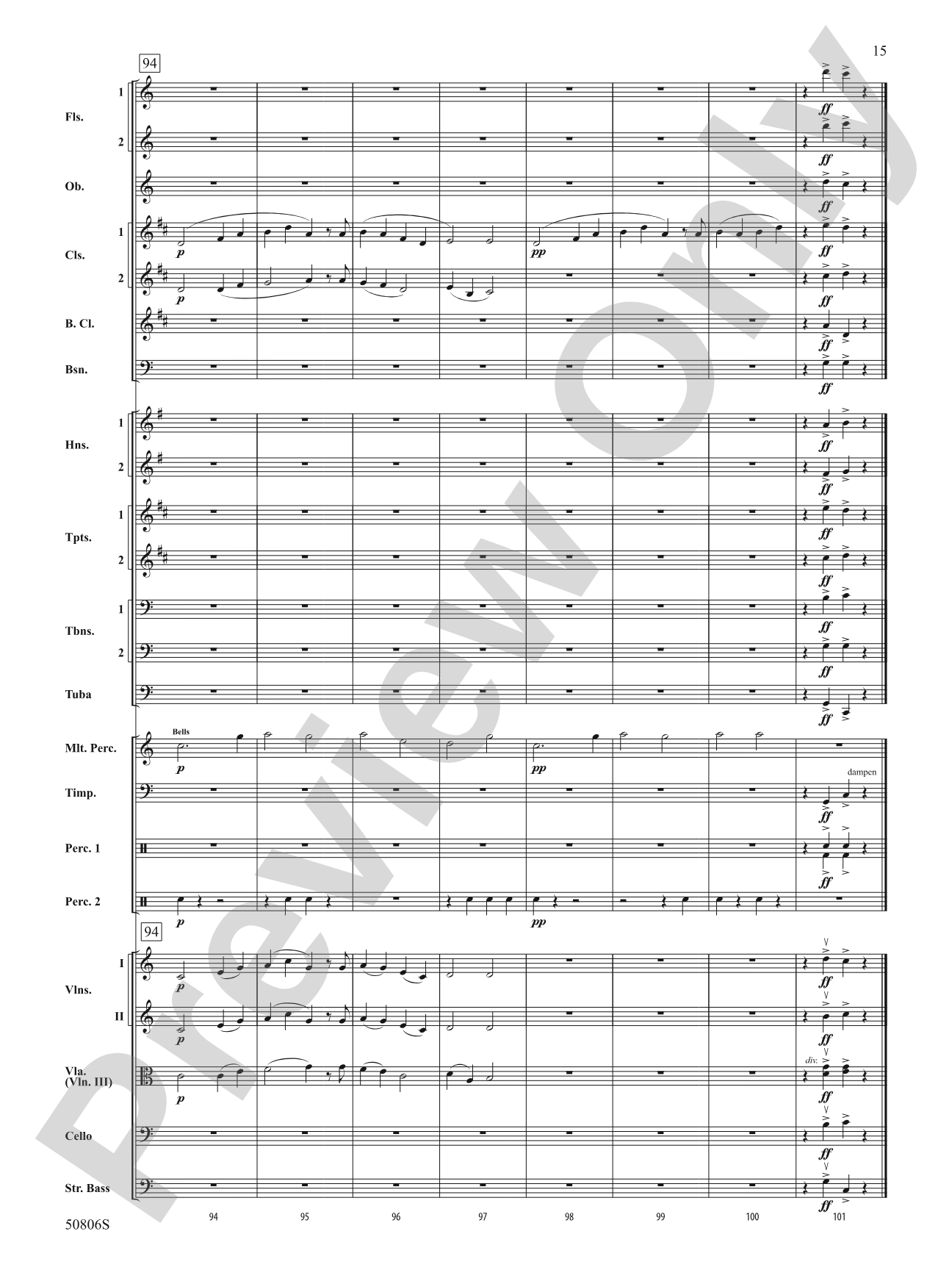 Prairie Dance: Full Orchestra Conductor Score & Parts