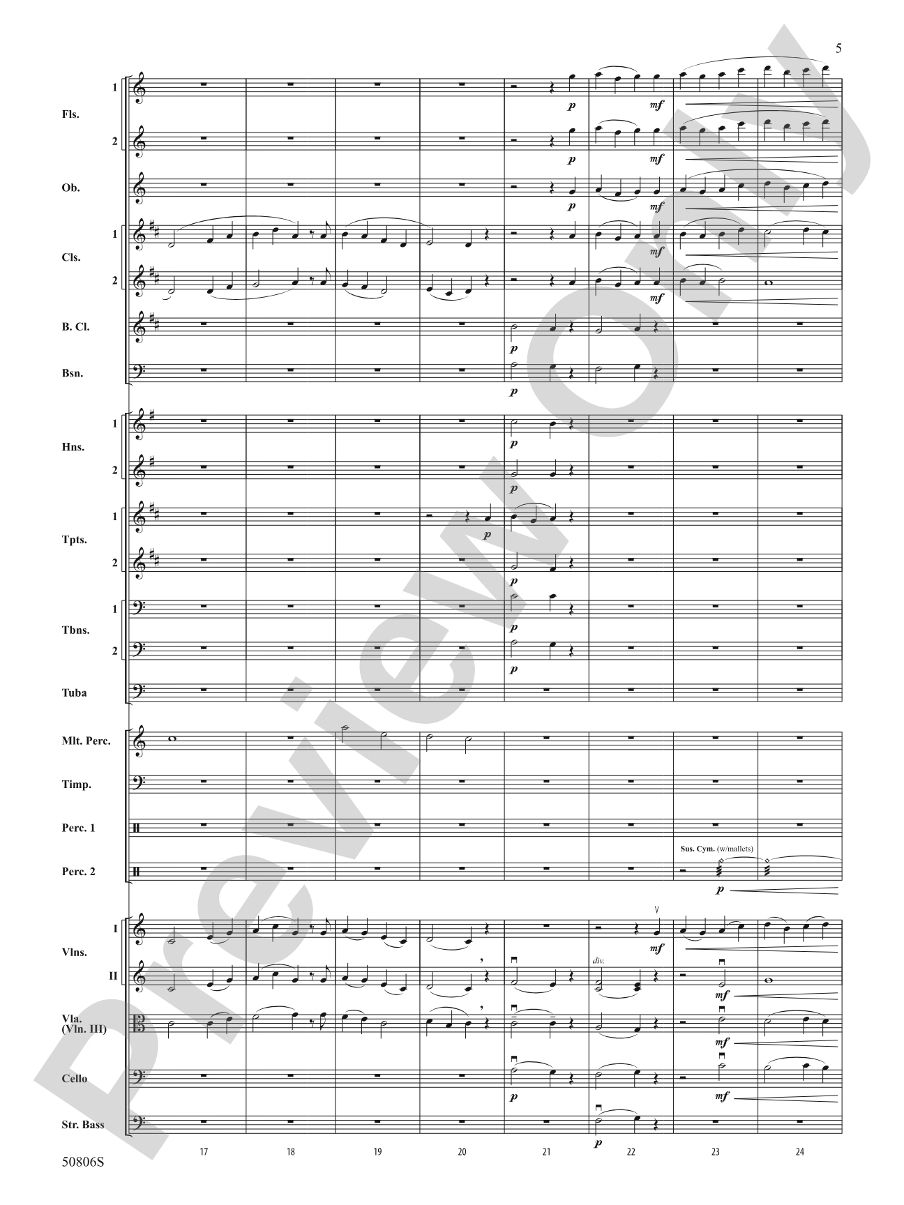 Prairie Dance: Full Orchestra Conductor Score & Parts